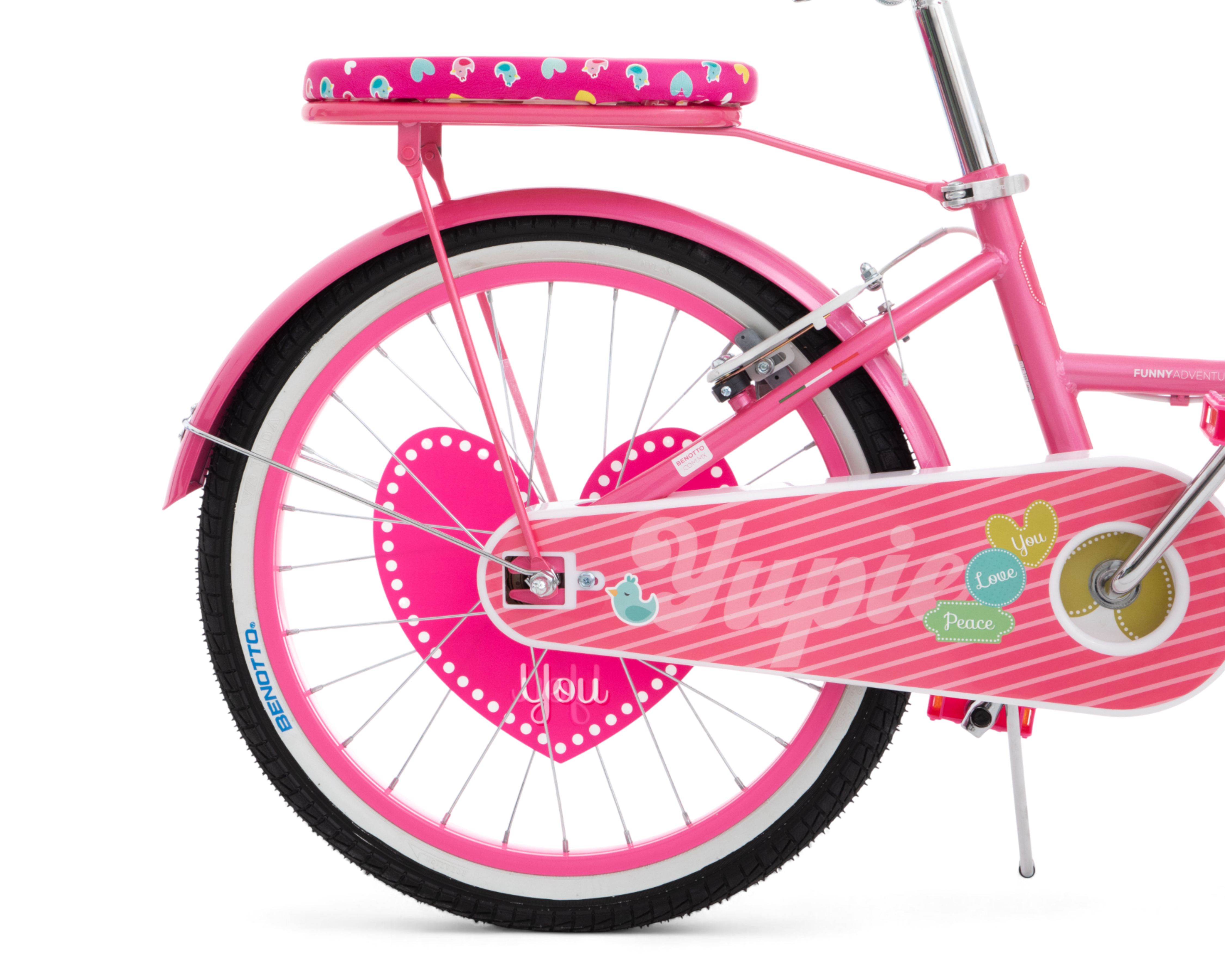 Foto 4 | Foto 4 | Bicicleta Infantil Benotto Yupie Rodada 20 Rosa