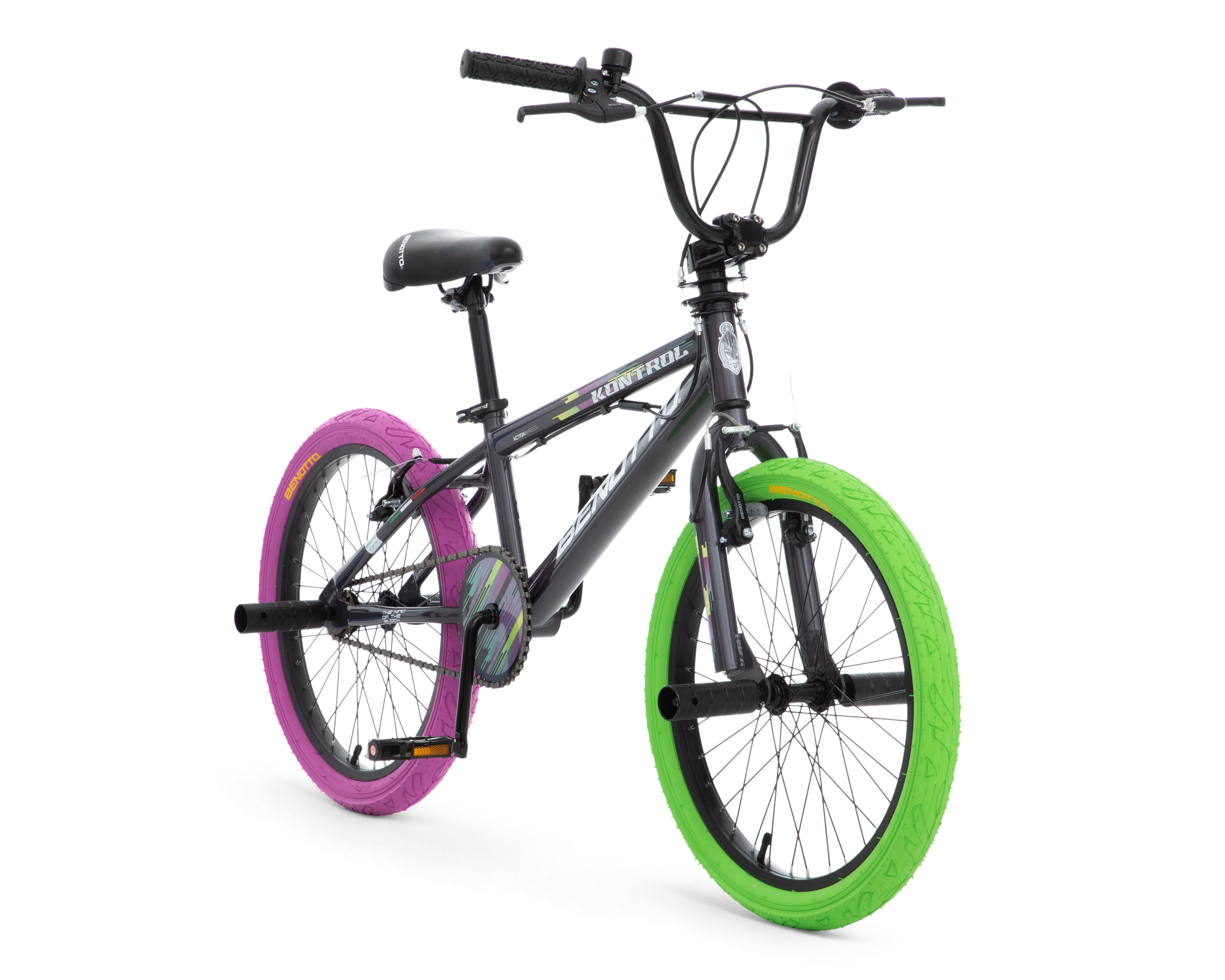 Bicicleta Infantil Benotto Kontrol R20 Rodada 20 Multicolor
