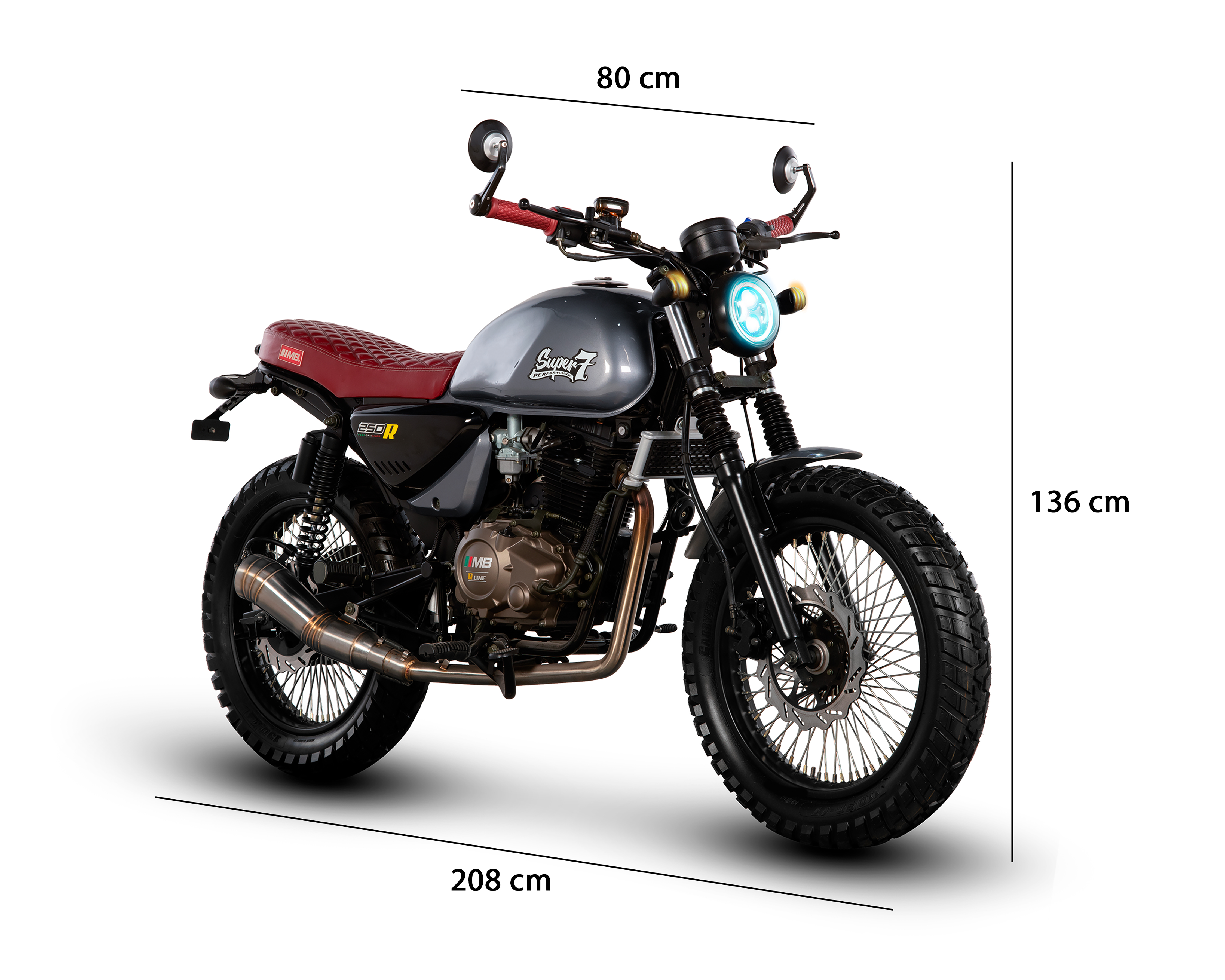 Foto 6 pulgar | Foto 5 | Motocicleta MB Motos Super 7 R Line 250 cc 2025