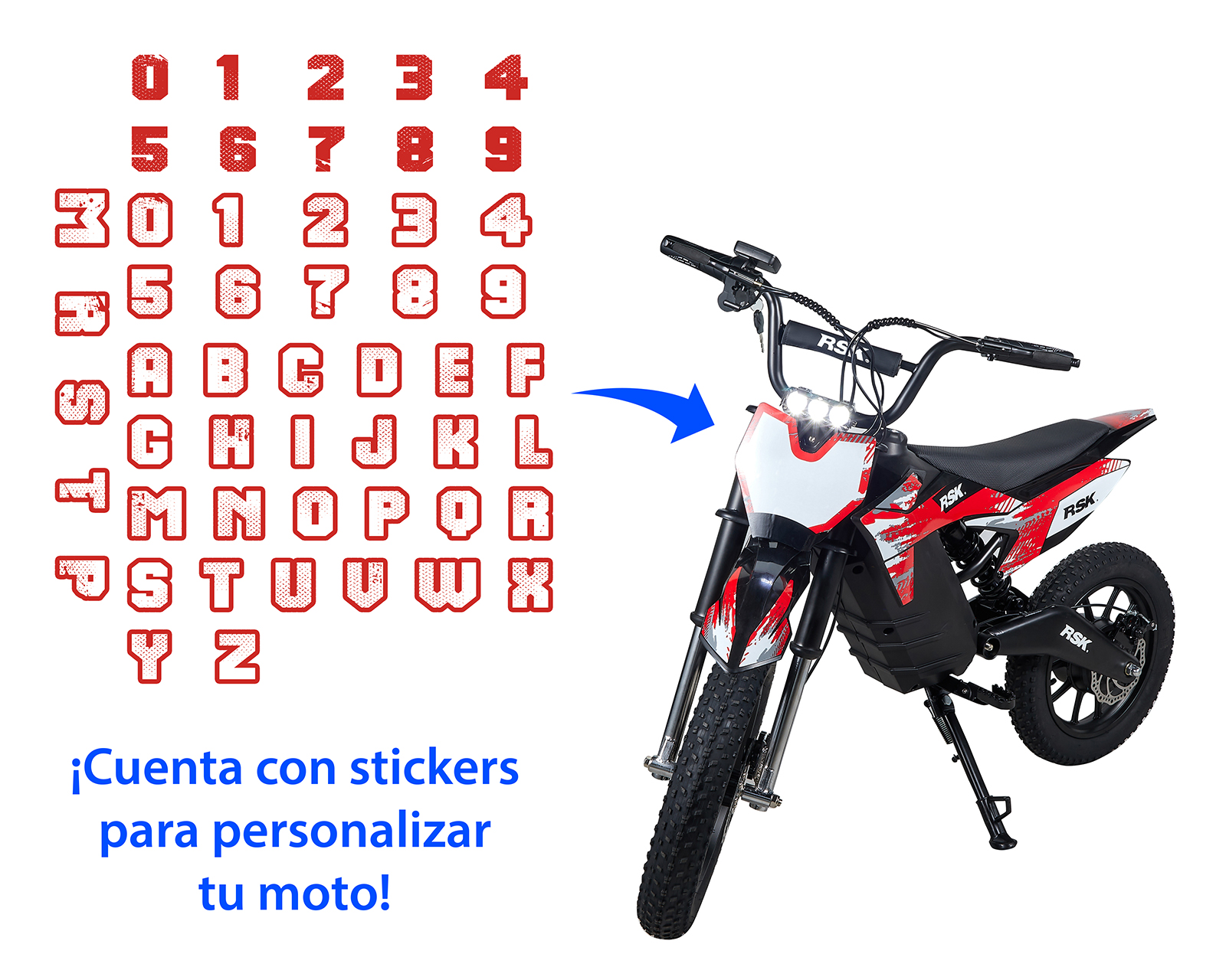 Foto 8 | Foto 8 | Moto para Niños Eléctrica RSK Motorcycles E-Drike Roja
