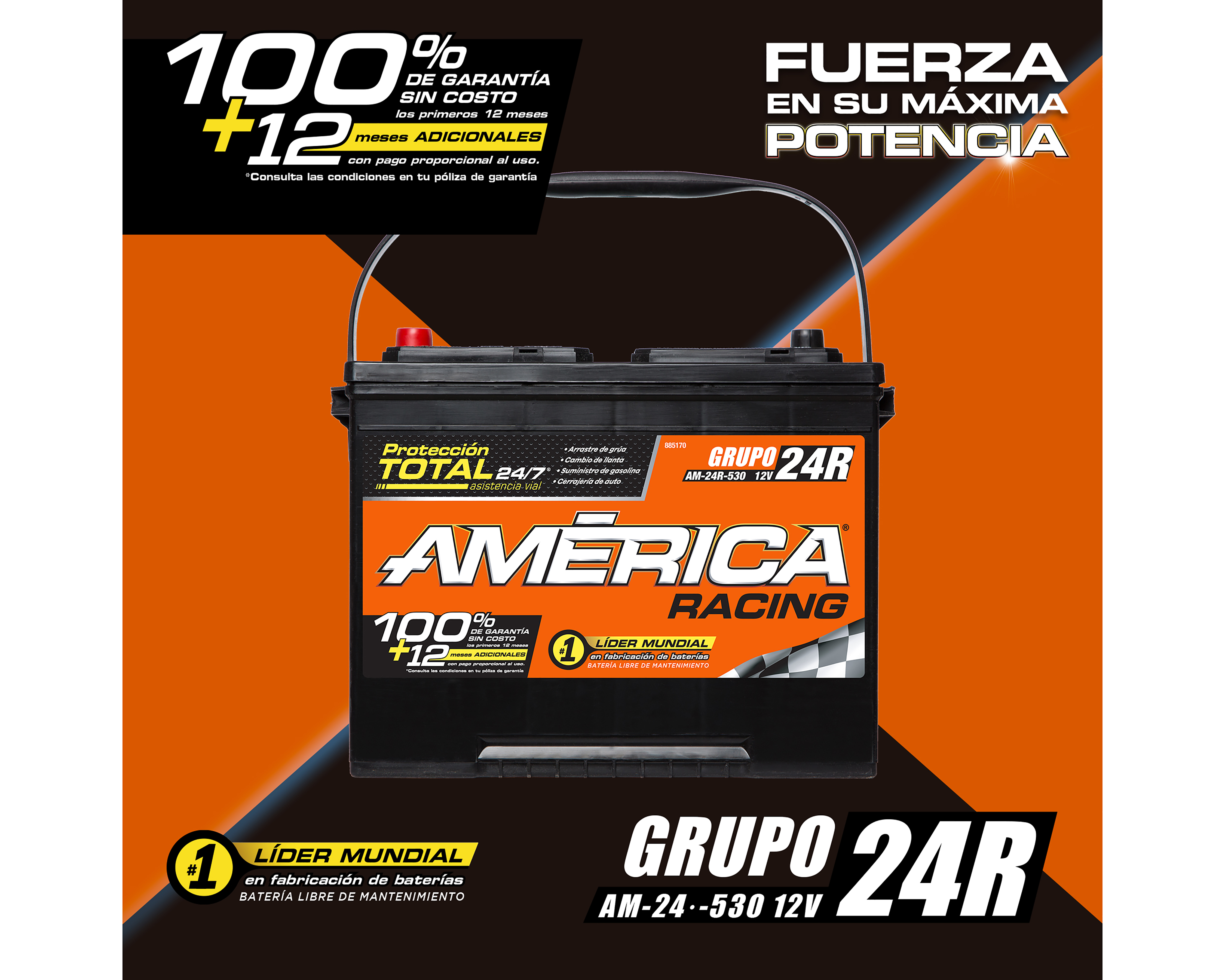 Foto 4 | Foto 4 | Acumulador América AM-24R-530
