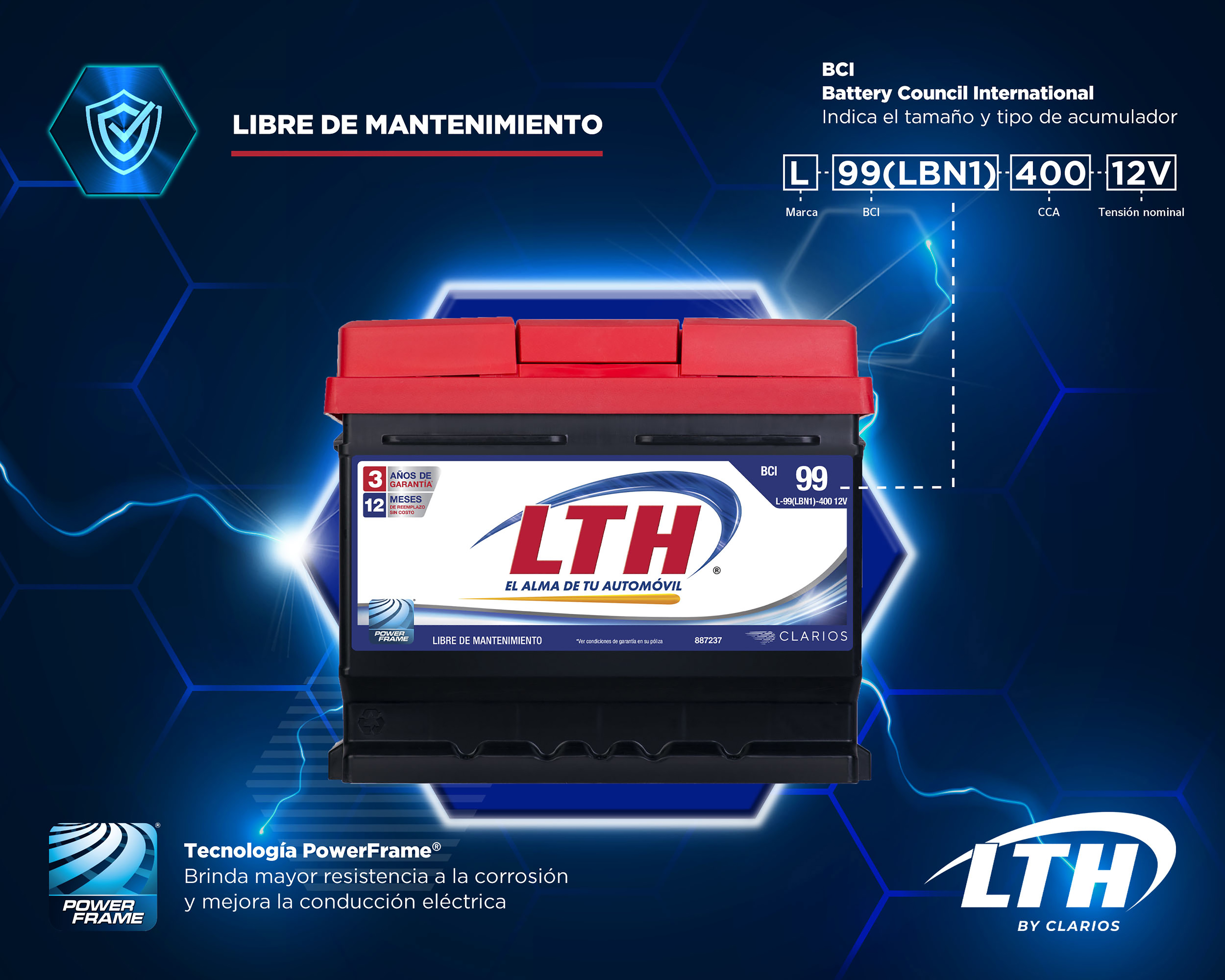 Foto 2 | Foto 2 | Batería para Auto LTH L-99-390