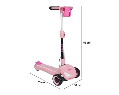 Foto 8 | Foto 8 | Scooter Eléctrico Getgo TriRide 8 km/h Rosa