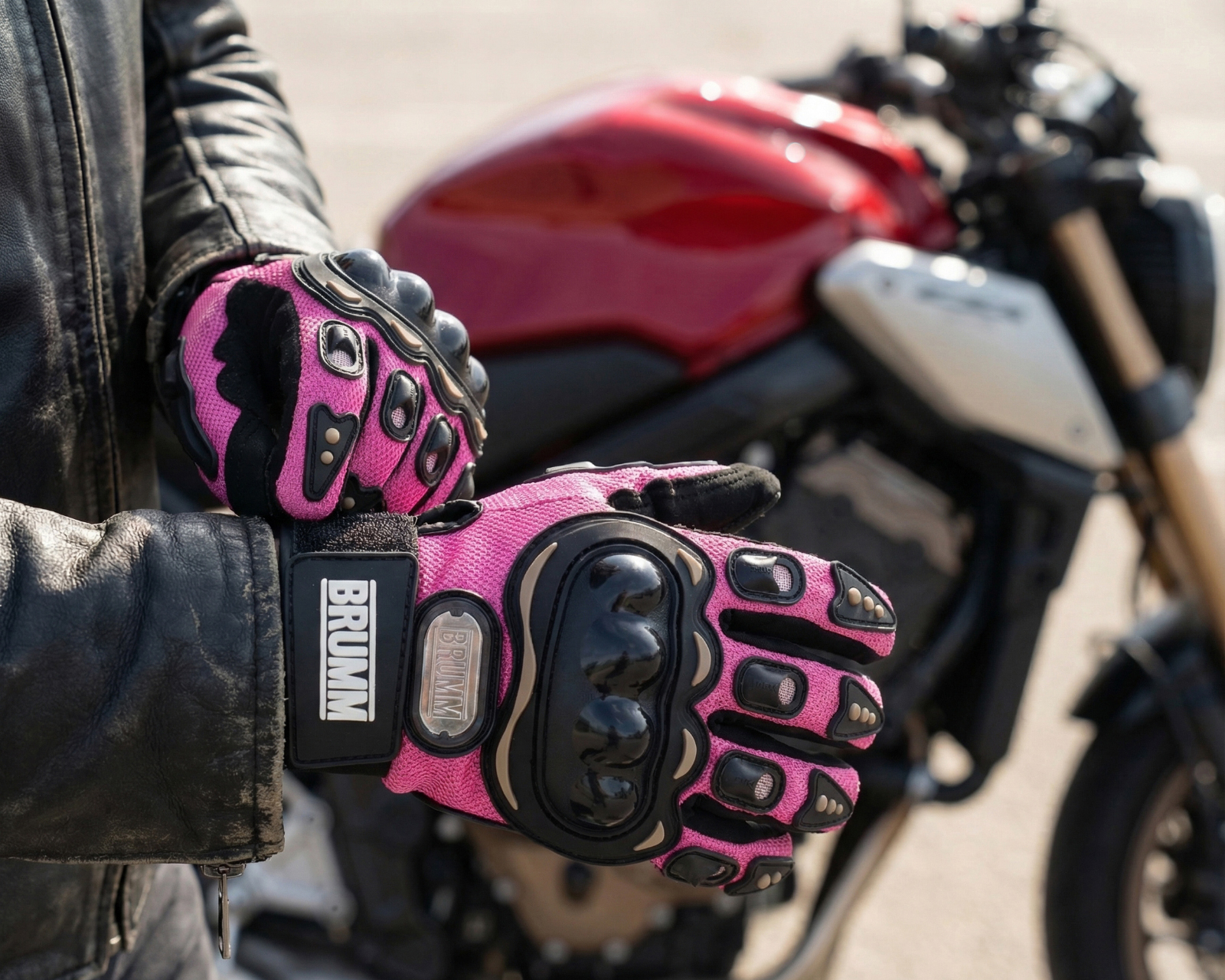 Foto 8 pulgar | Foto 7 | Guantes para Motociclista Brumm Grandes