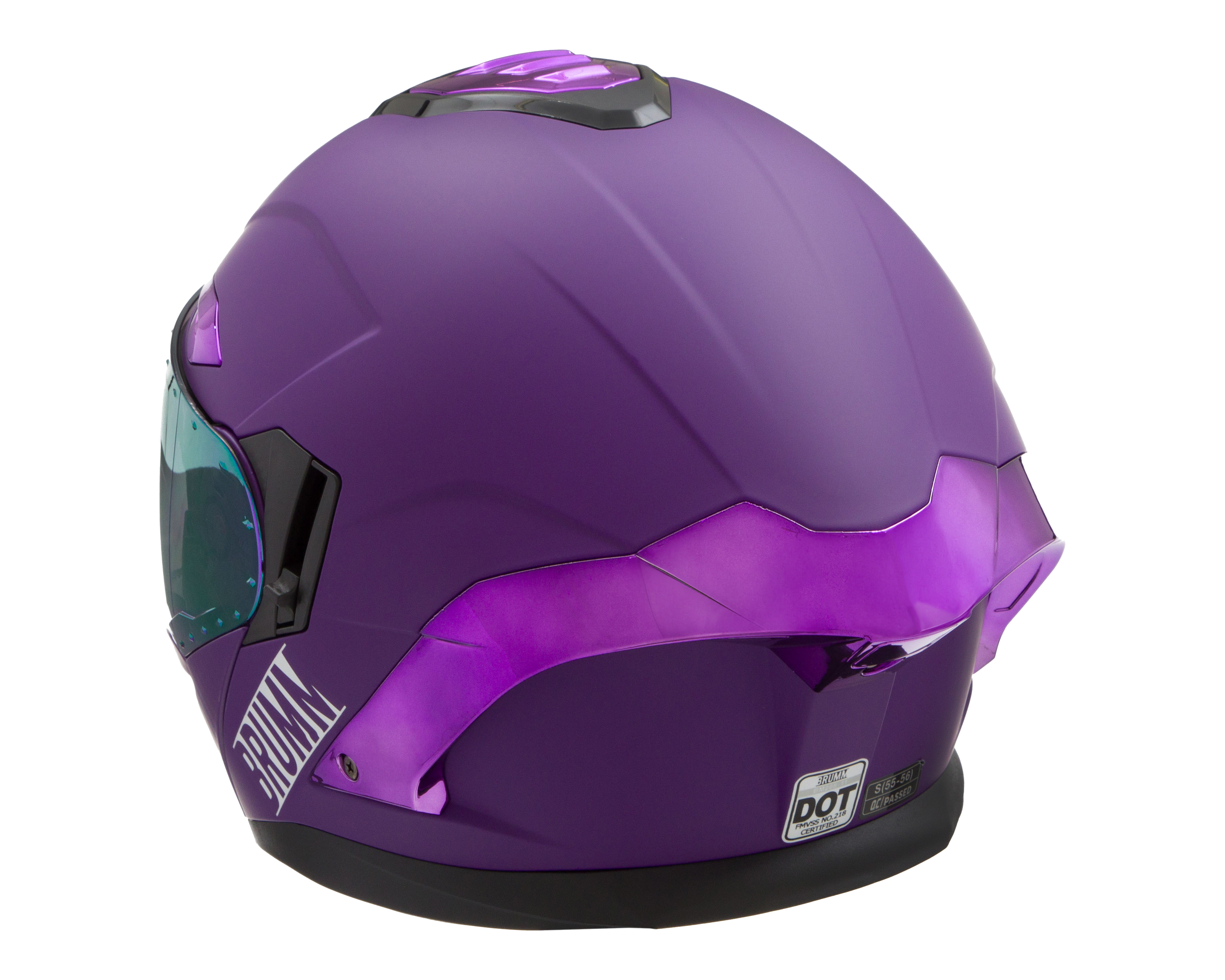 Foto 5 pulgar | Foto 4 | Casco para Motociclista Brumm Chico Morado