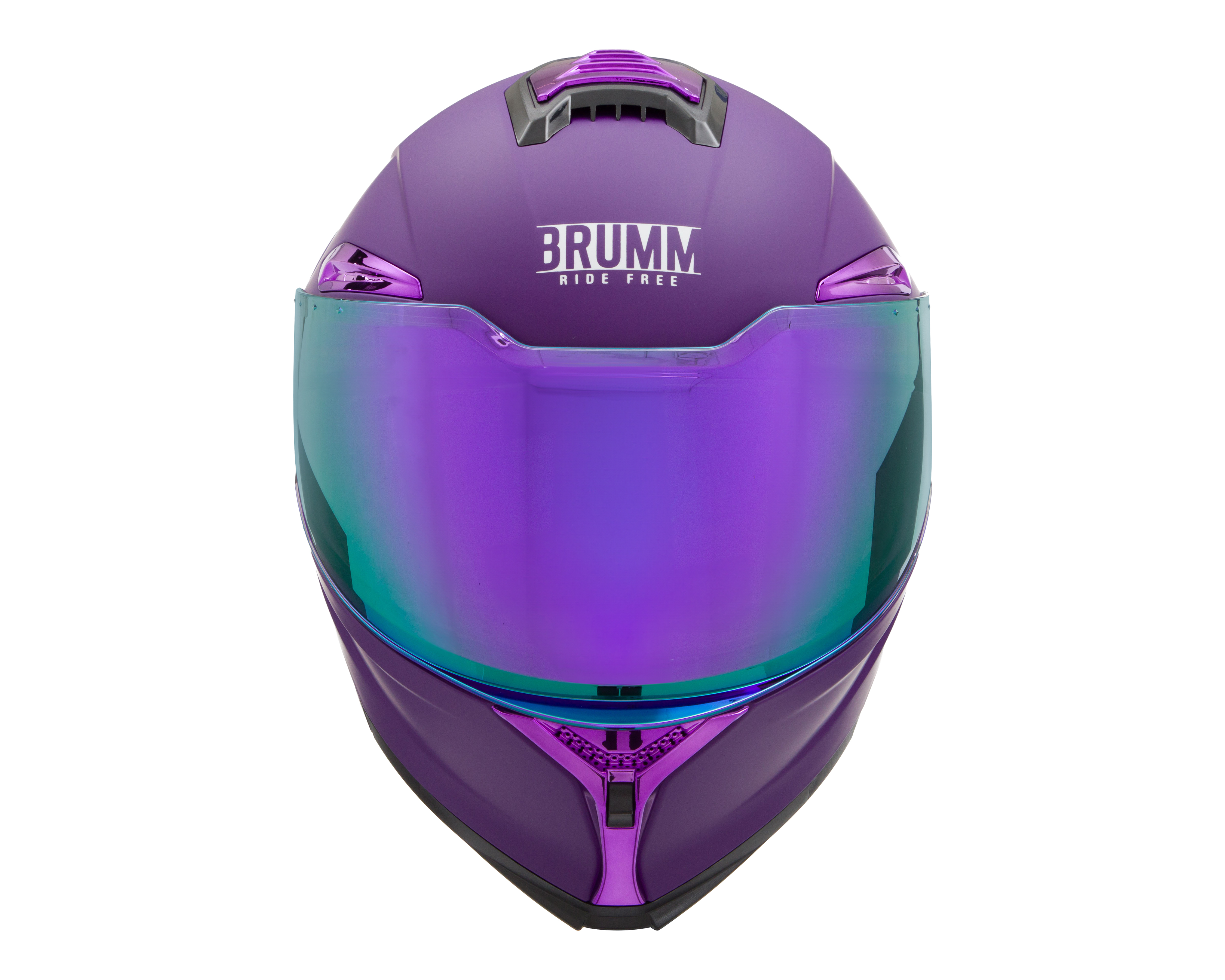 Foto 6 pulgar | Foto 5 | Casco para Motociclista Brumm Chico Morado