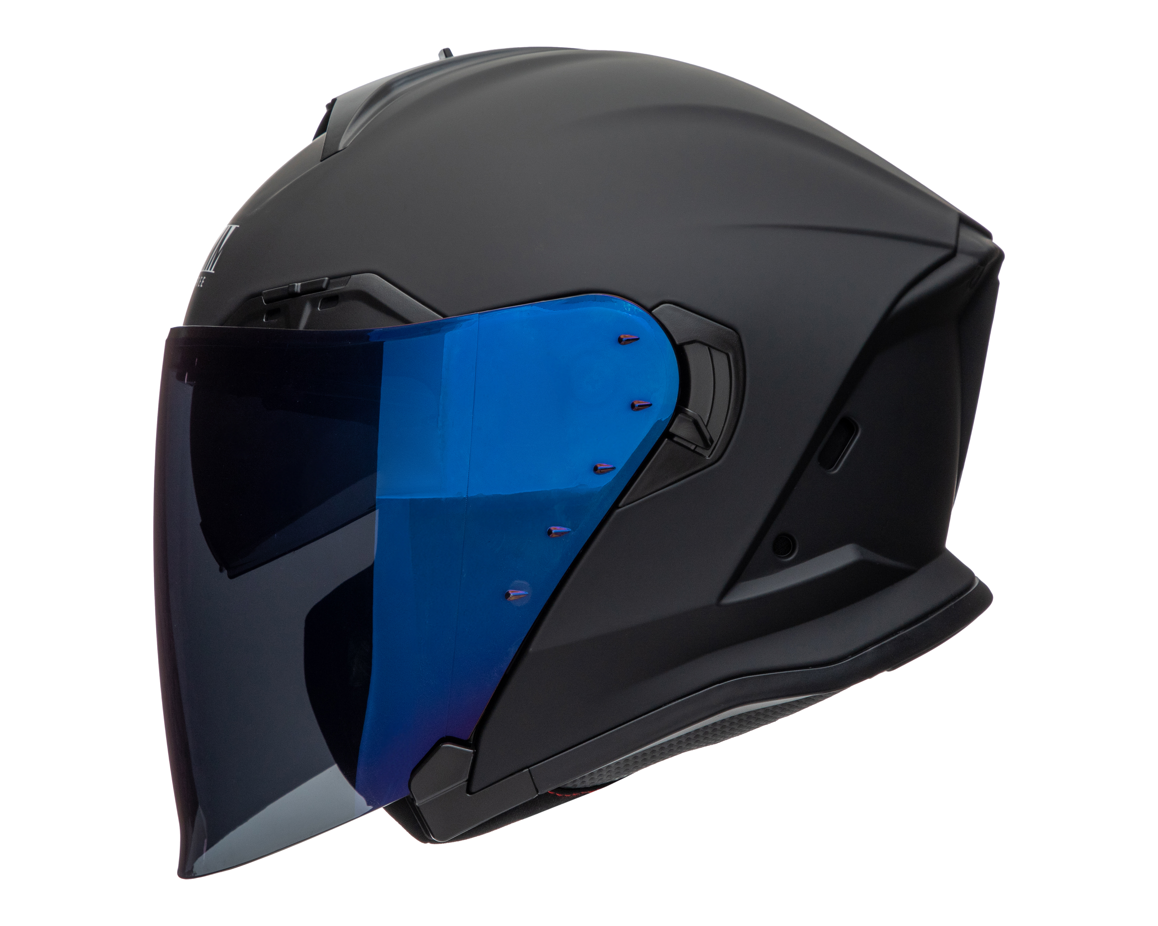 Foto 3 | Foto 3 | Casco para Motociclista Brumm Juvenil Mediano Negro