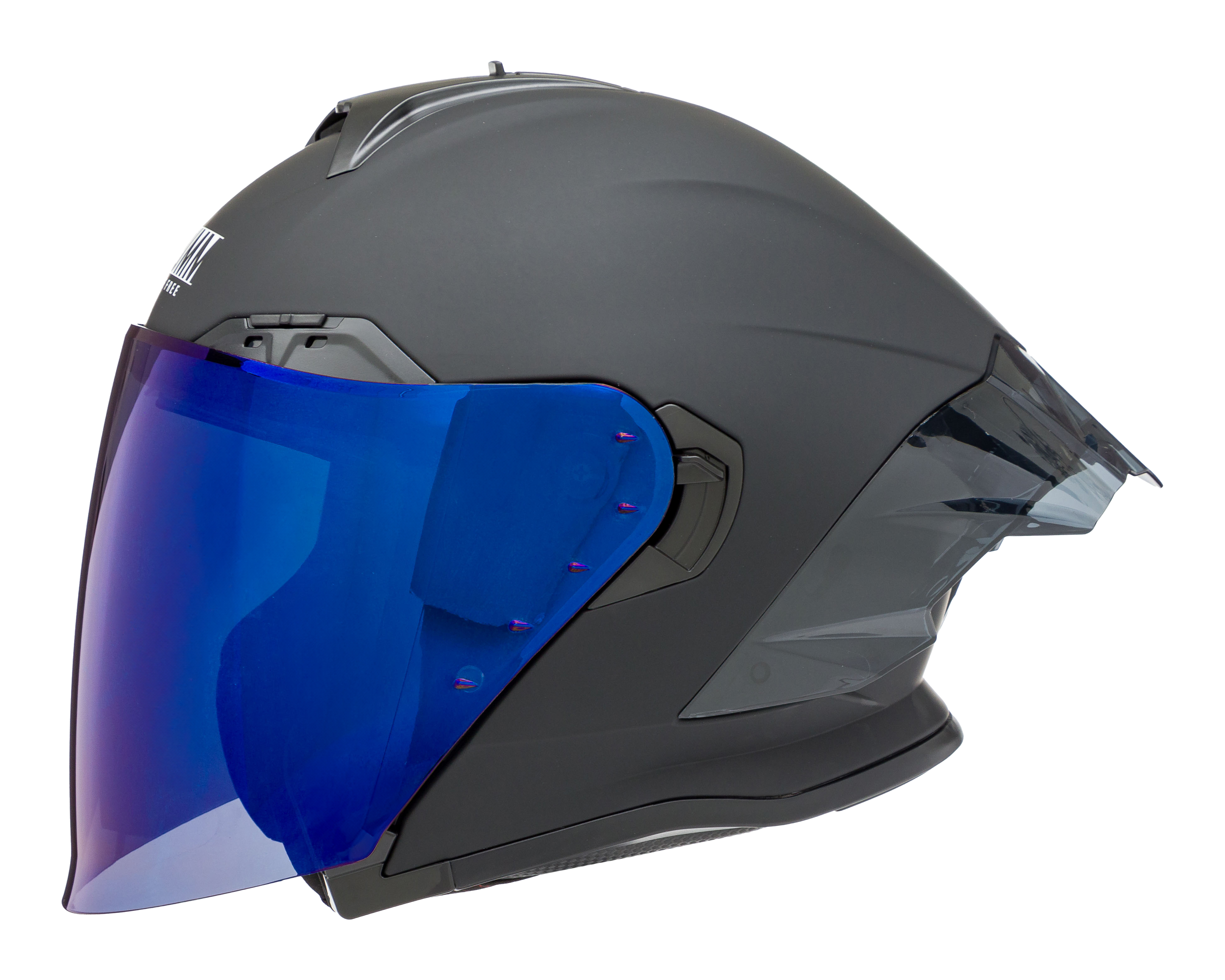 Foto 4 pulgar | Foto 3 | Casco para Motociclista Brumm Grande Negro 3/4