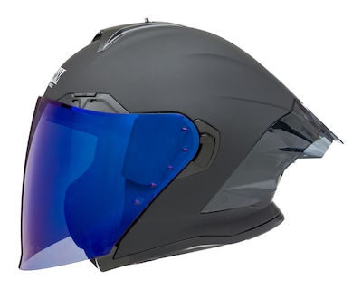 Foto 3 | Foto 3 | Casco para Motociclista Brumm Grande Negro 3/4