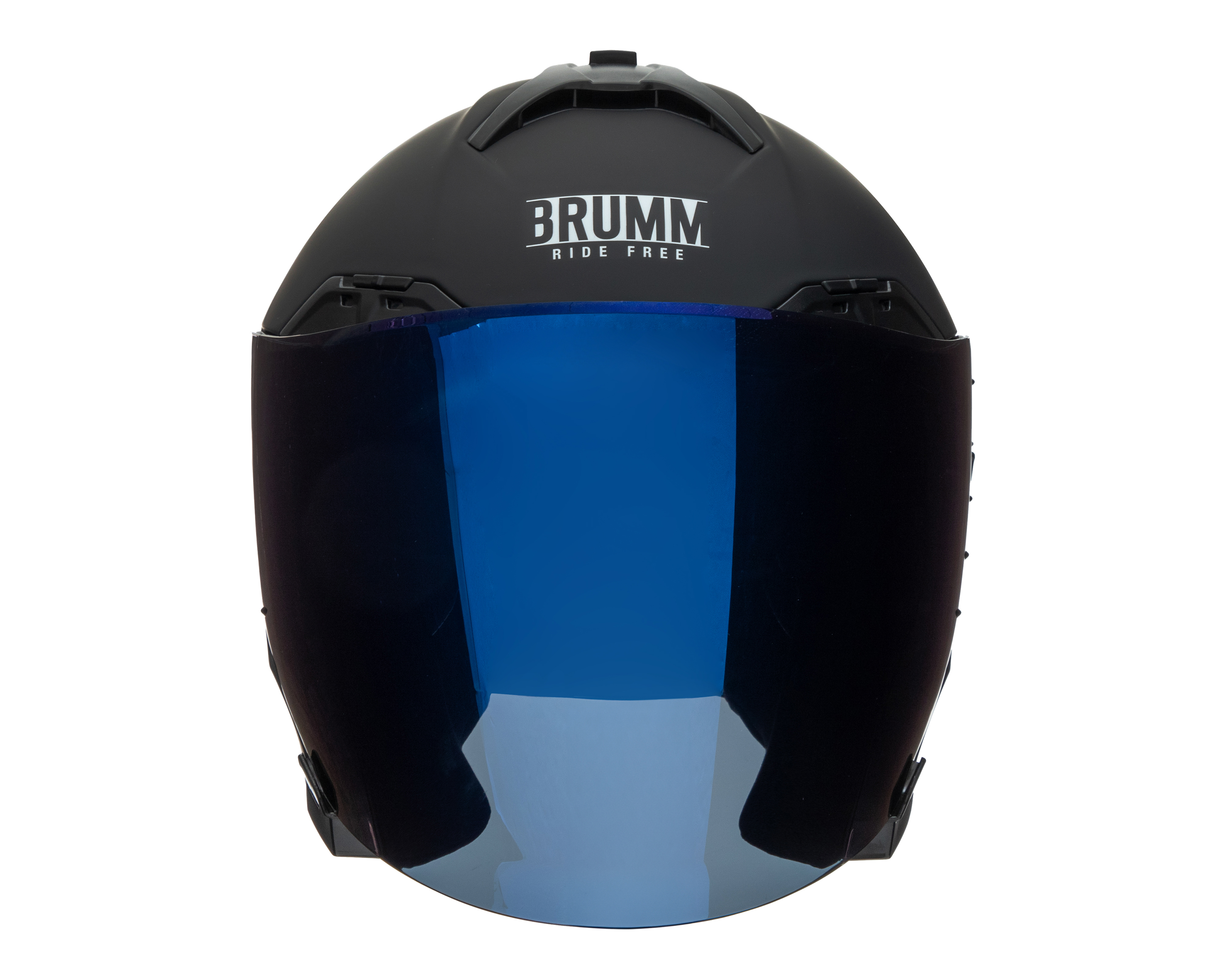 Foto 6 pulgar | Foto 5 | Casco para Motociclista Brumm Juvenil Extragrande Negro