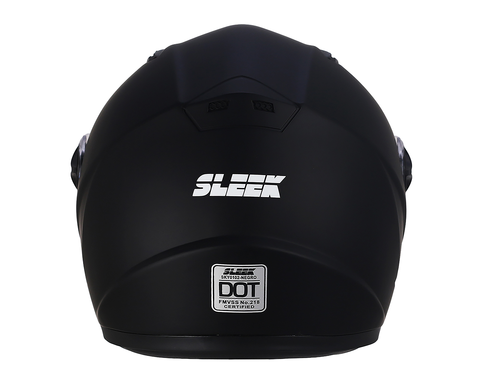 Foto 7 pulgar | Foto 6 | Casco para Motociclista Sleek Infantil Unitalla Negro
