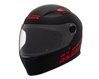 Casco para Motociclista Sleek Extragrande Negro