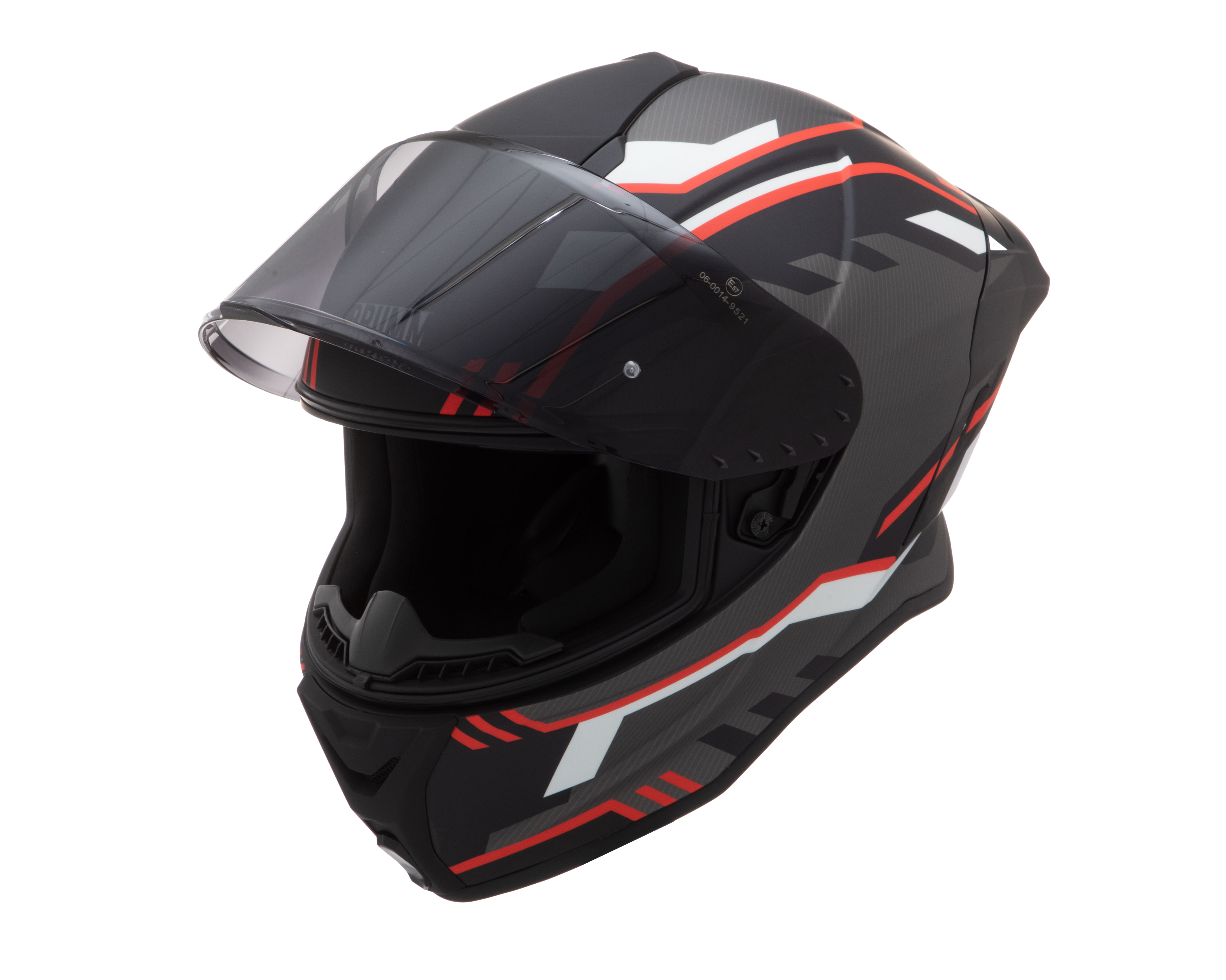 Casco para Motociclista Brumm Extragrande Gris