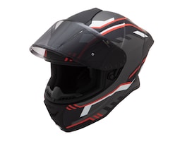 Casco para Motociclista Brumm Extragrande Gris
