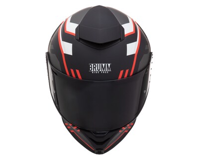 Foto 5 | Foto 5 | Casco para Motociclista Brumm Extragrande Gris