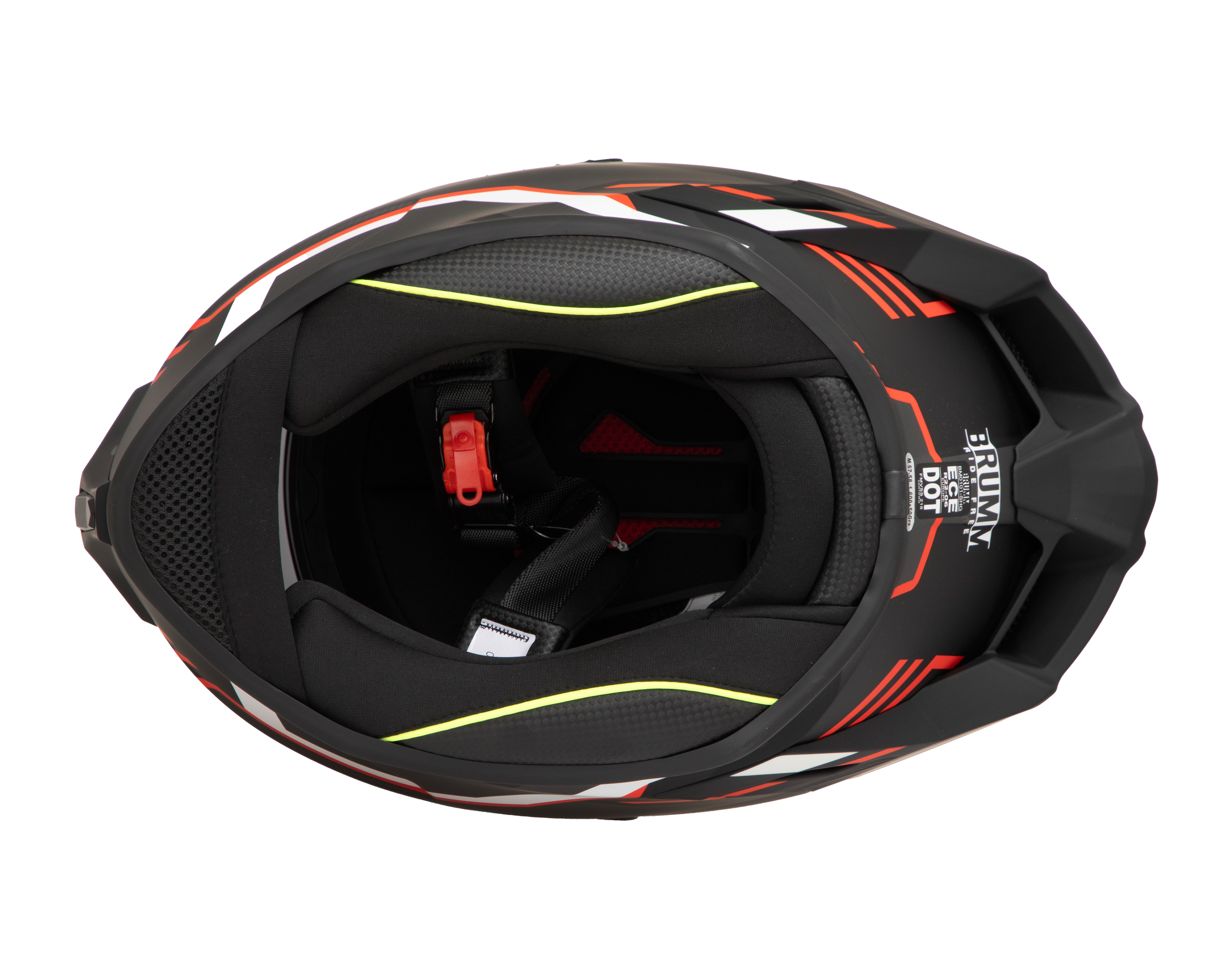 Foto 7 pulgar | Foto 6 | Casco para Motociclista Brumm Mediano Negro