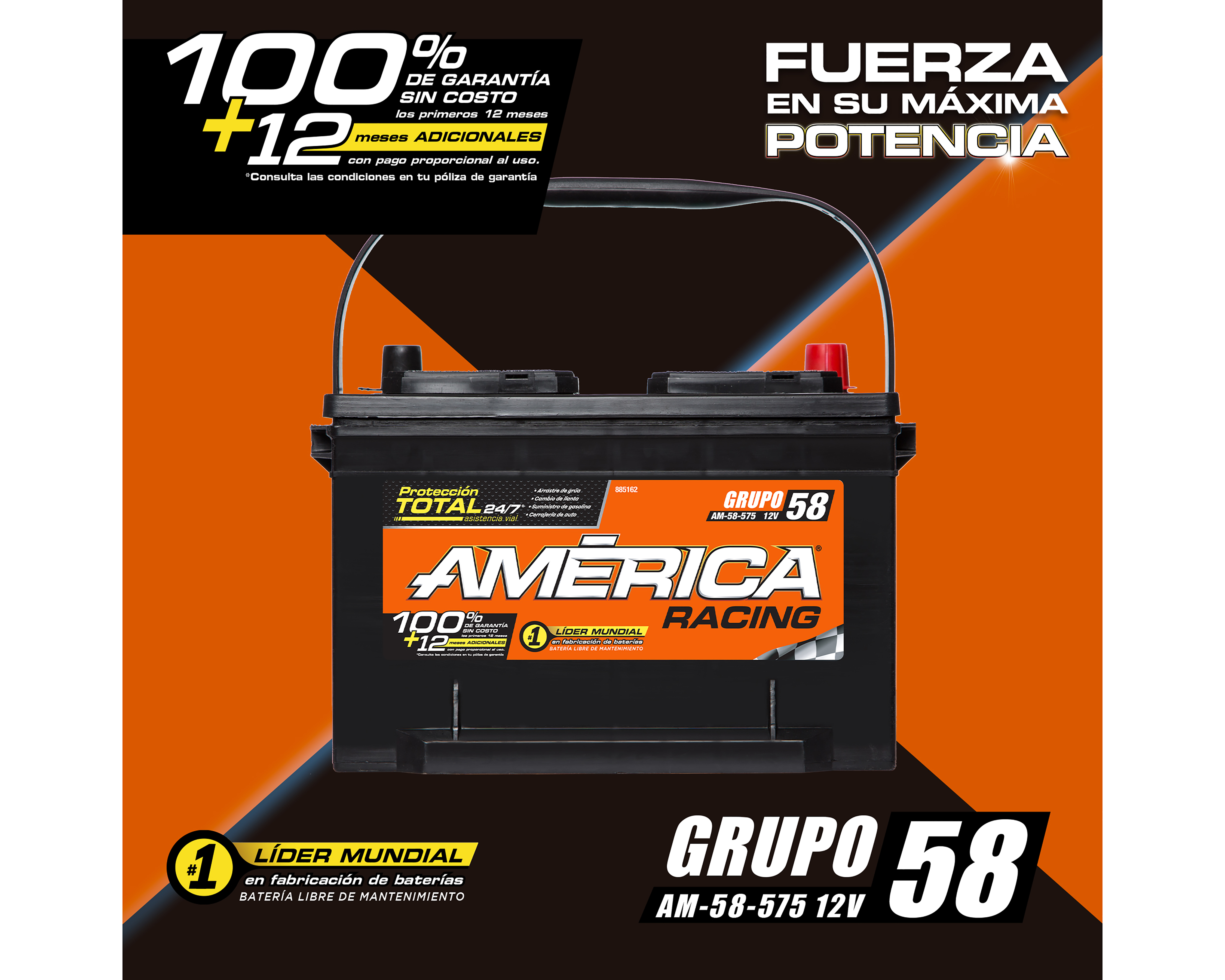 Foto 4 | Foto 4 | Acumulador América AM-58-575