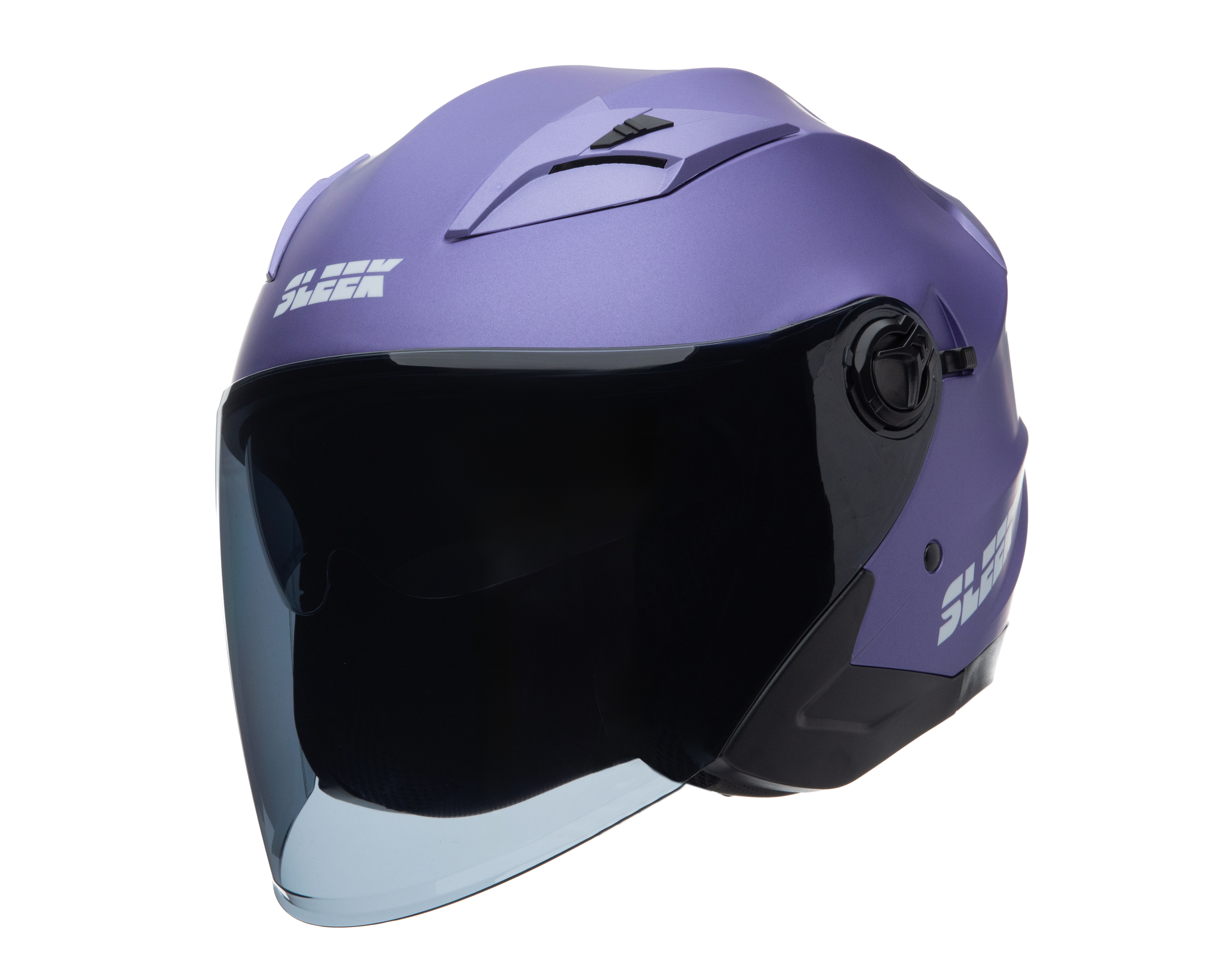Casco para Motociclista Sleek Chico Morado