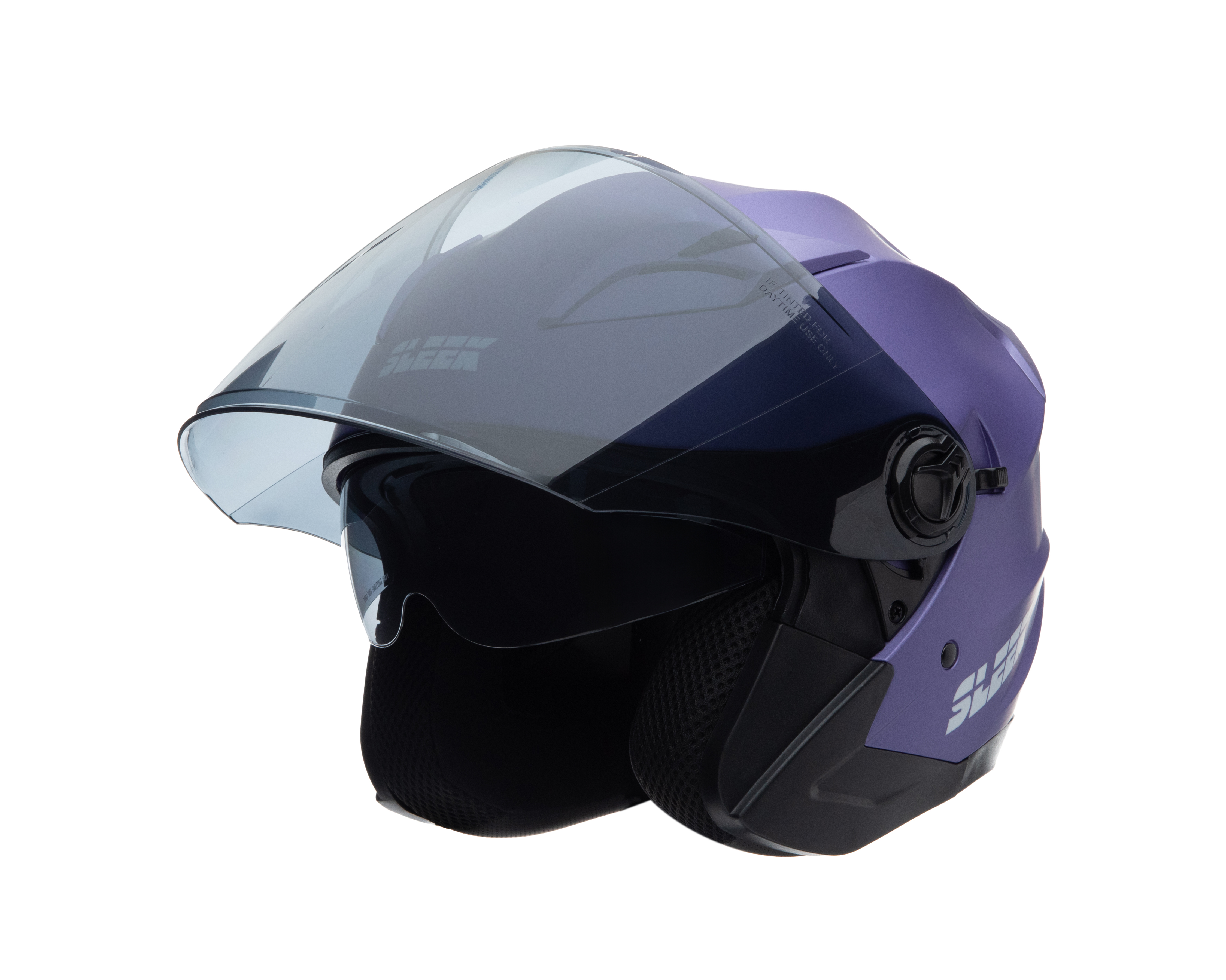 Foto 3 pulgar | Foto 2 | Casco para Motociclista Sleek Chico Morado