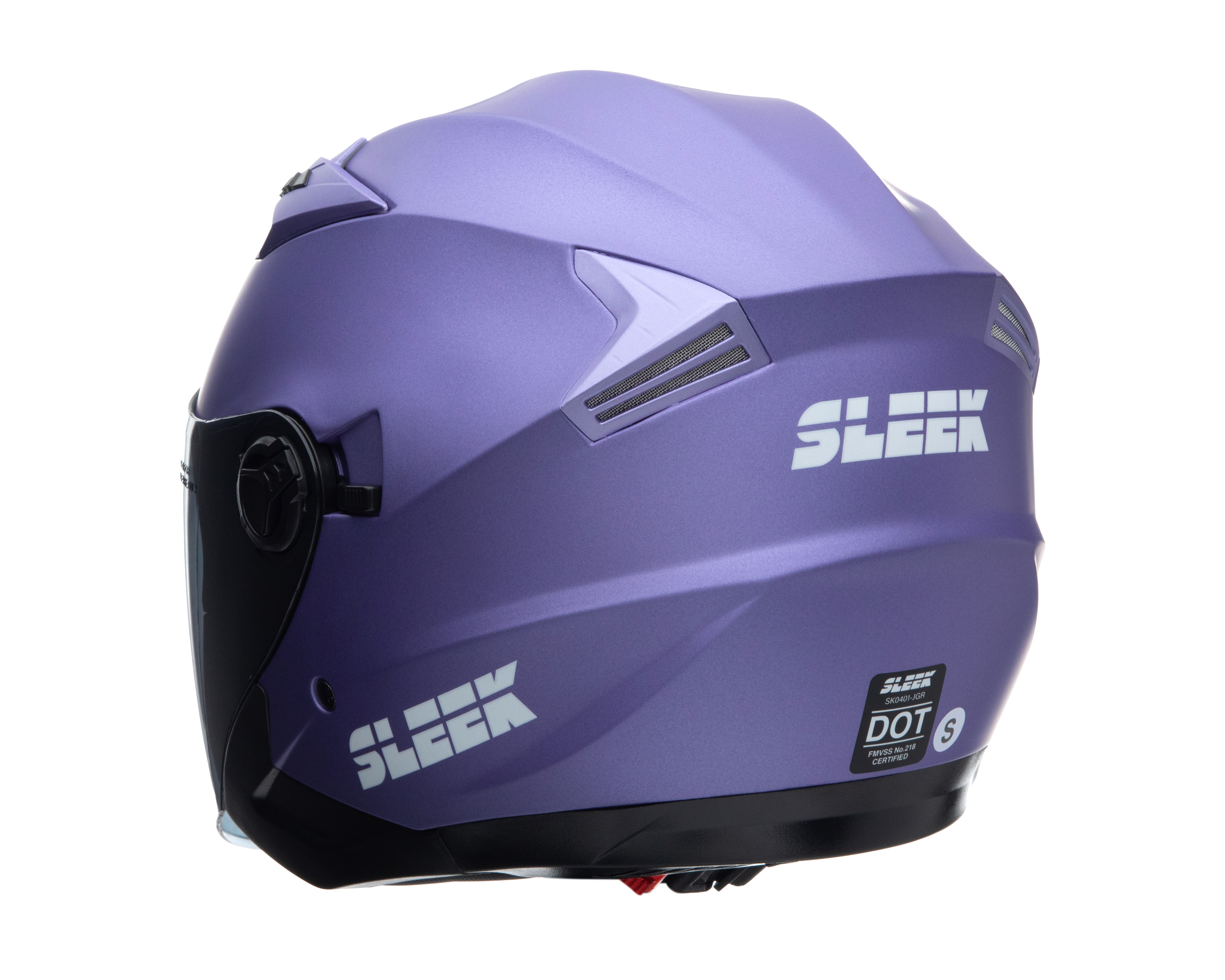 Foto 4 | Foto 4 | Casco para Motociclista Sleek Chico Morado