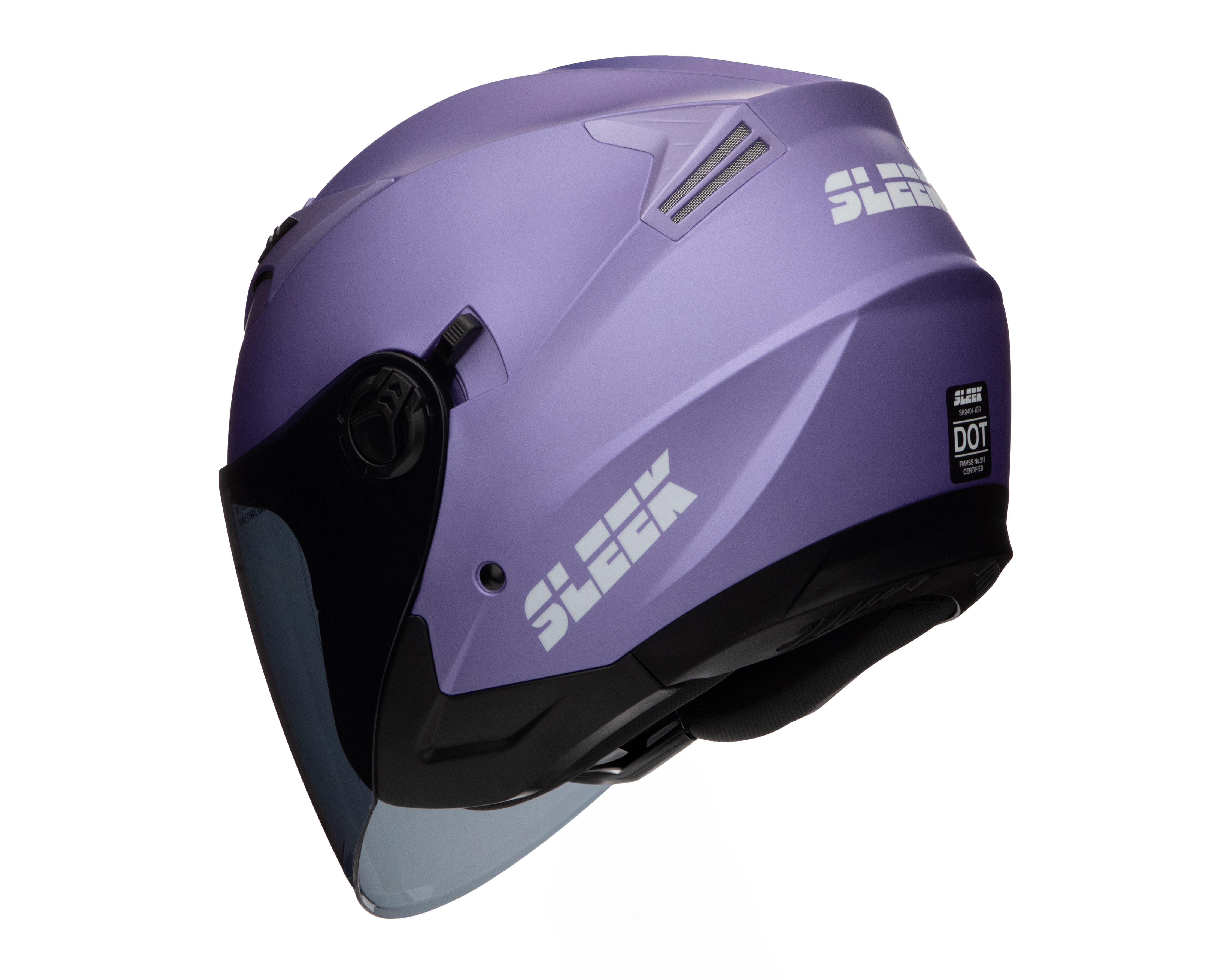 Foto 5 pulgar | Foto 4 | Casco para Motociclista Sleek Grande Azul Abatible