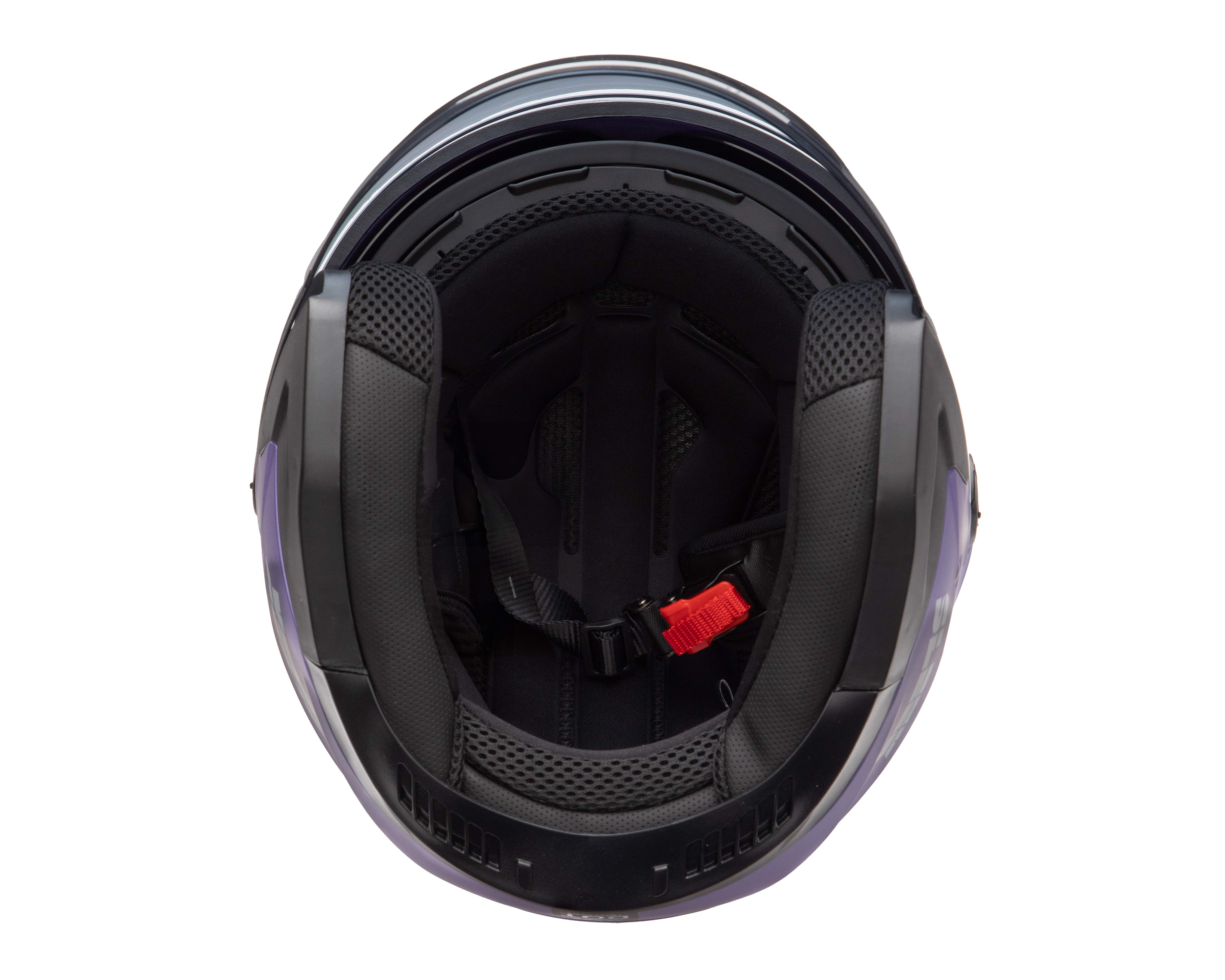 Foto 7 pulgar | Foto 6 | Casco para Motociclista Sleek Grande Azul Abatible