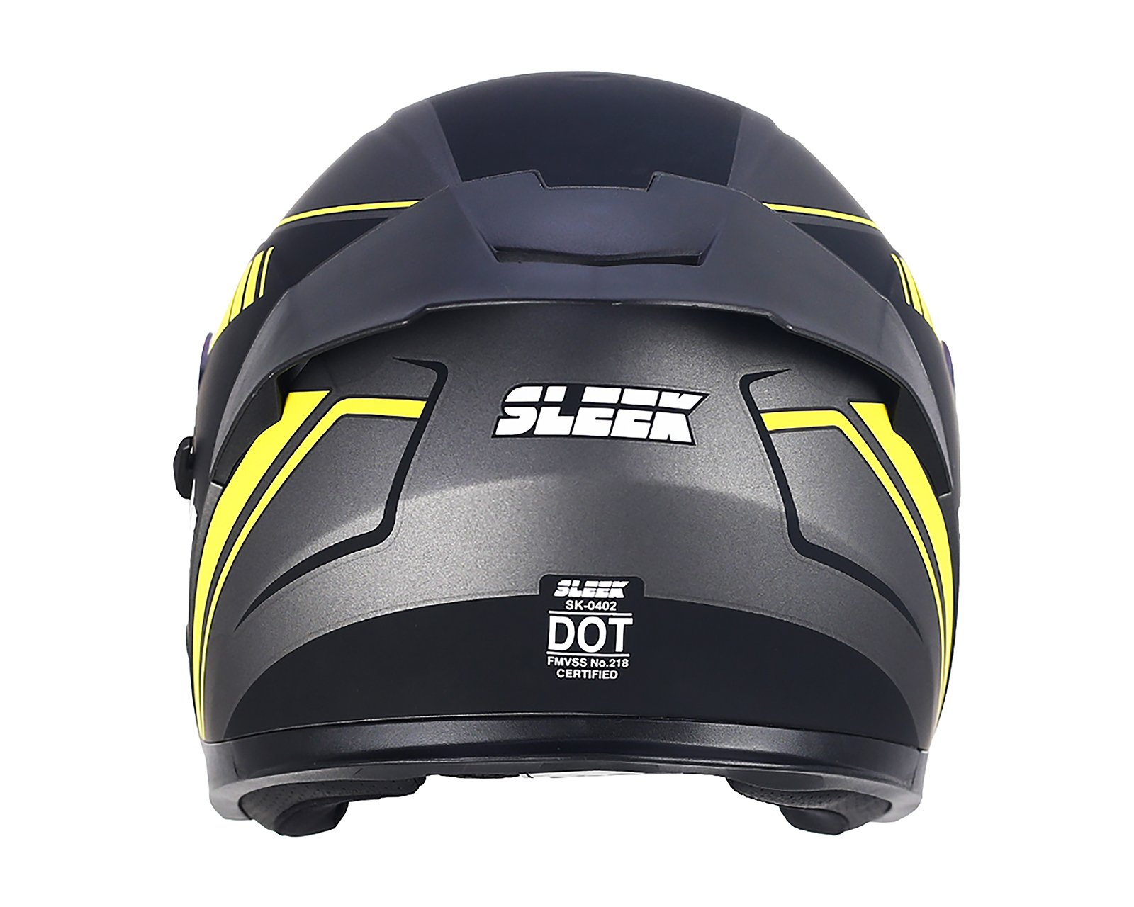 Foto 8 pulgar | Foto 7 | Casco para Motociclista Sleek Extragrande Negro