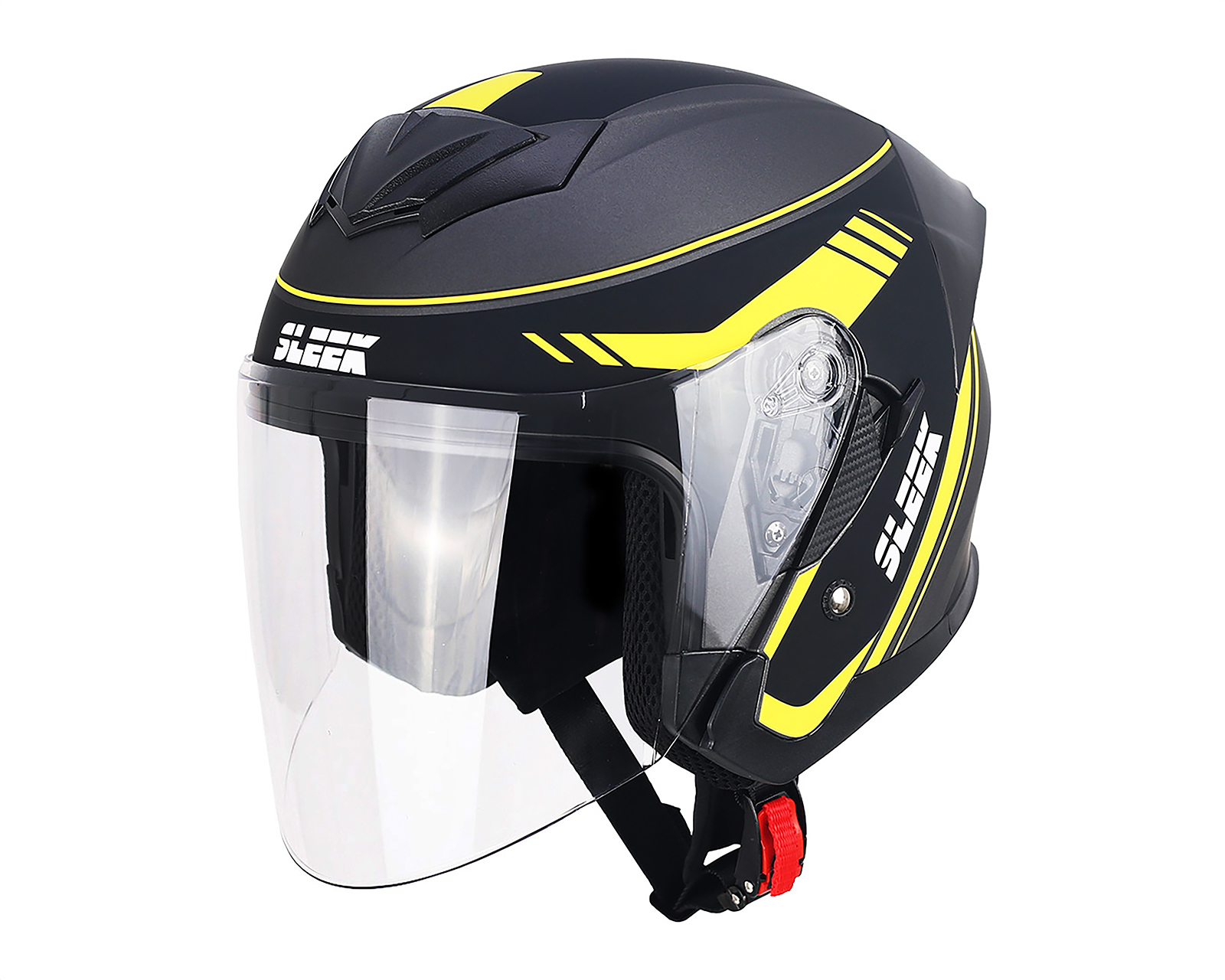 Foto 1 | Foto 1 | Casco para Motociclista Sleek Grande Negro con Certificación