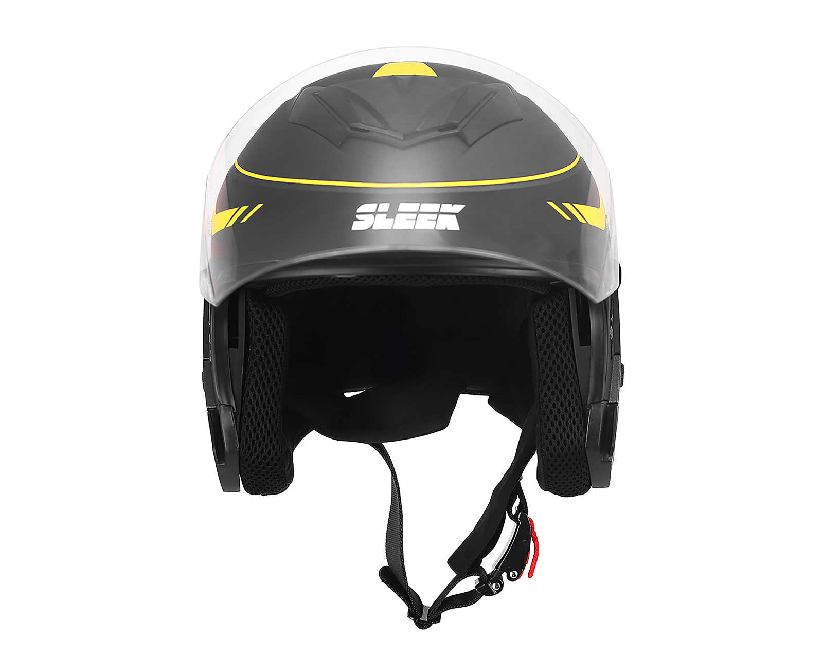 Foto 5 pulgar | Foto 4 | Casco para Motociclista Sleek Grande Negro con Certificación