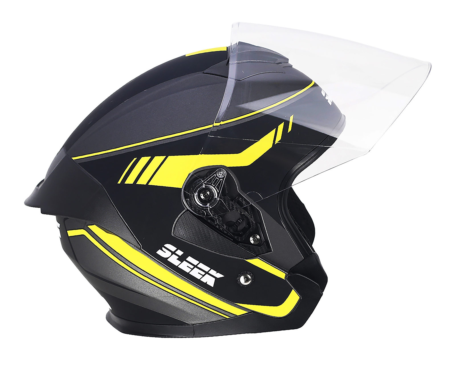 Foto 6 | Foto 6 | Casco para Motociclista Sleek Grande Negro con Certificación