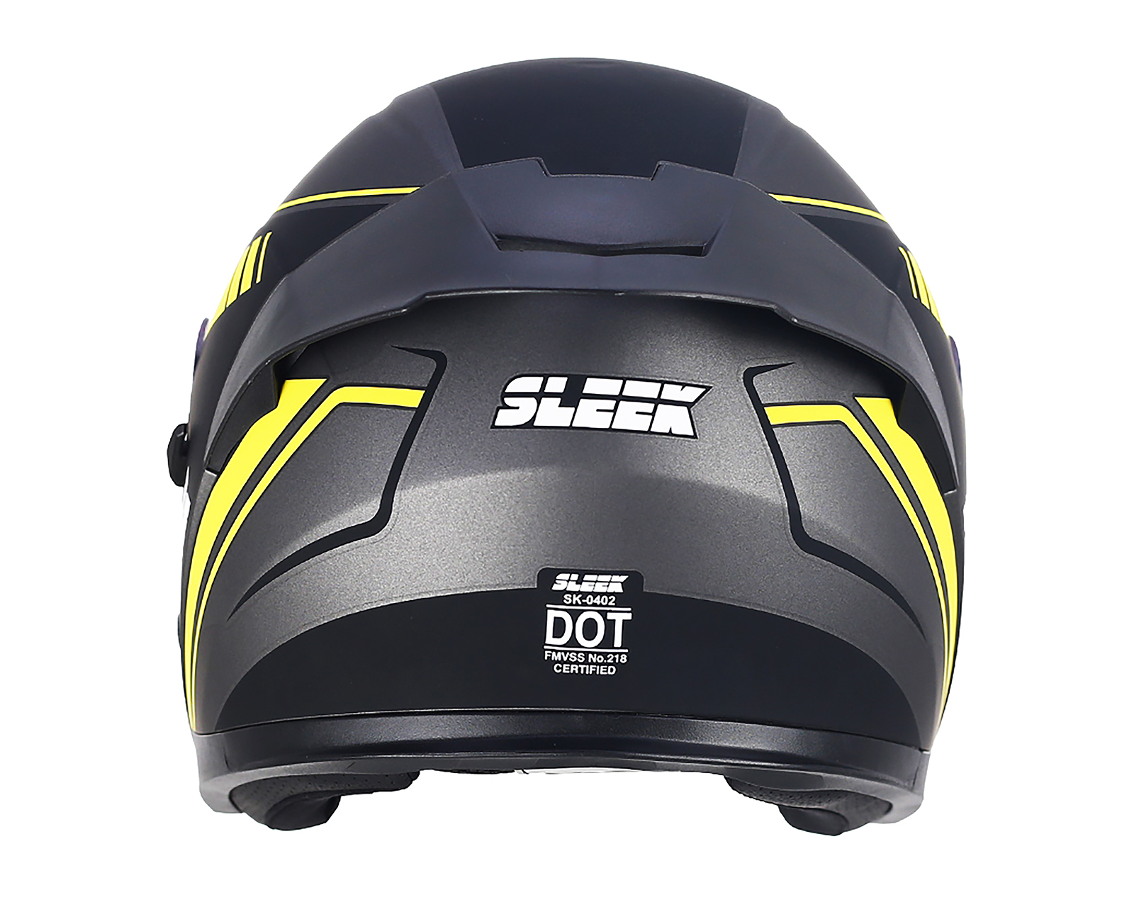 Foto 7 | Foto 7 | Casco para Motociclista Sleek Grande Negro con Certificación
