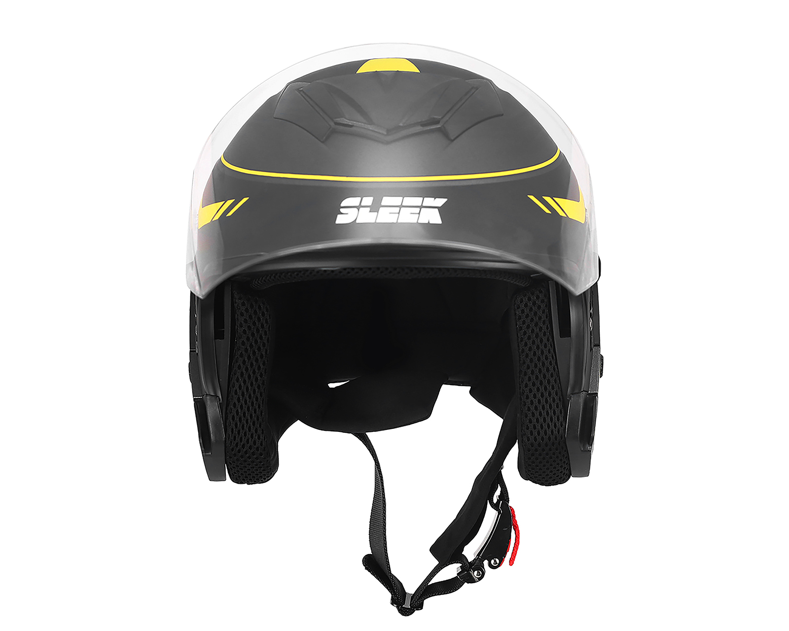 Foto 4 | Foto 4 | Casco para Motociclista Sleek Mediano Negro 3/4