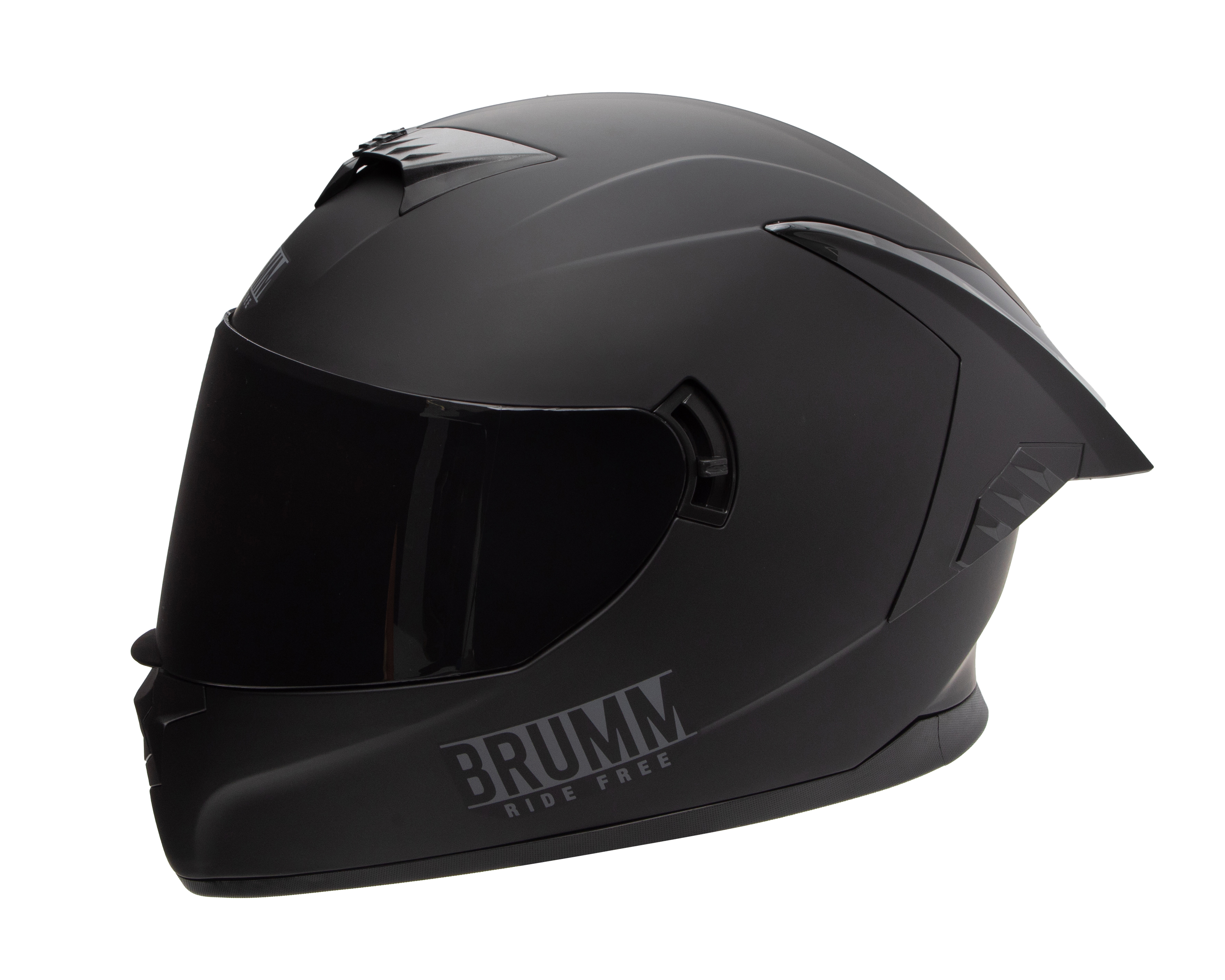 Foto 4 pulgar | Foto 3 | Casco para Motociclista Brumm Extragrande Negro con Ventilación