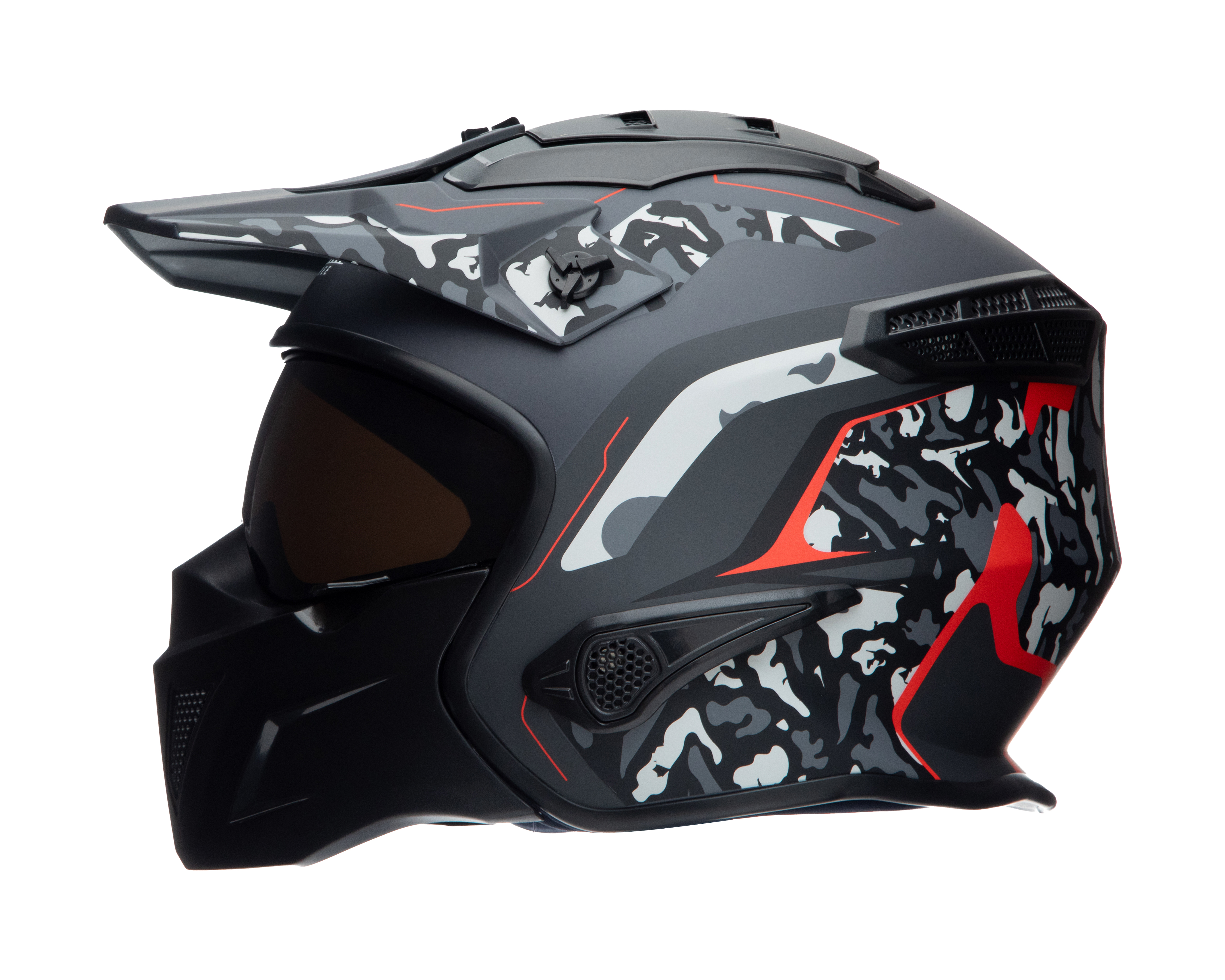 Foto 4 pulgar | Foto 3 | Casco para Motocicleta Brumm Grande Negro