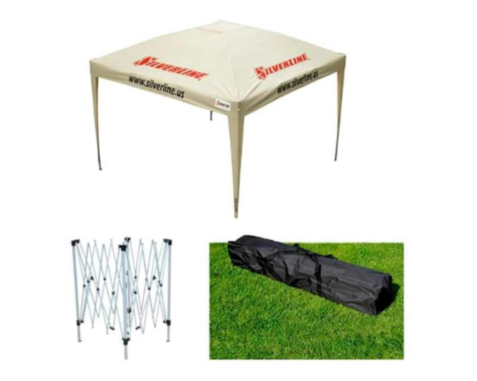 Foto 3 pulgar | Foto 2 | Carpa Plegable Silverline 3 x 45 m