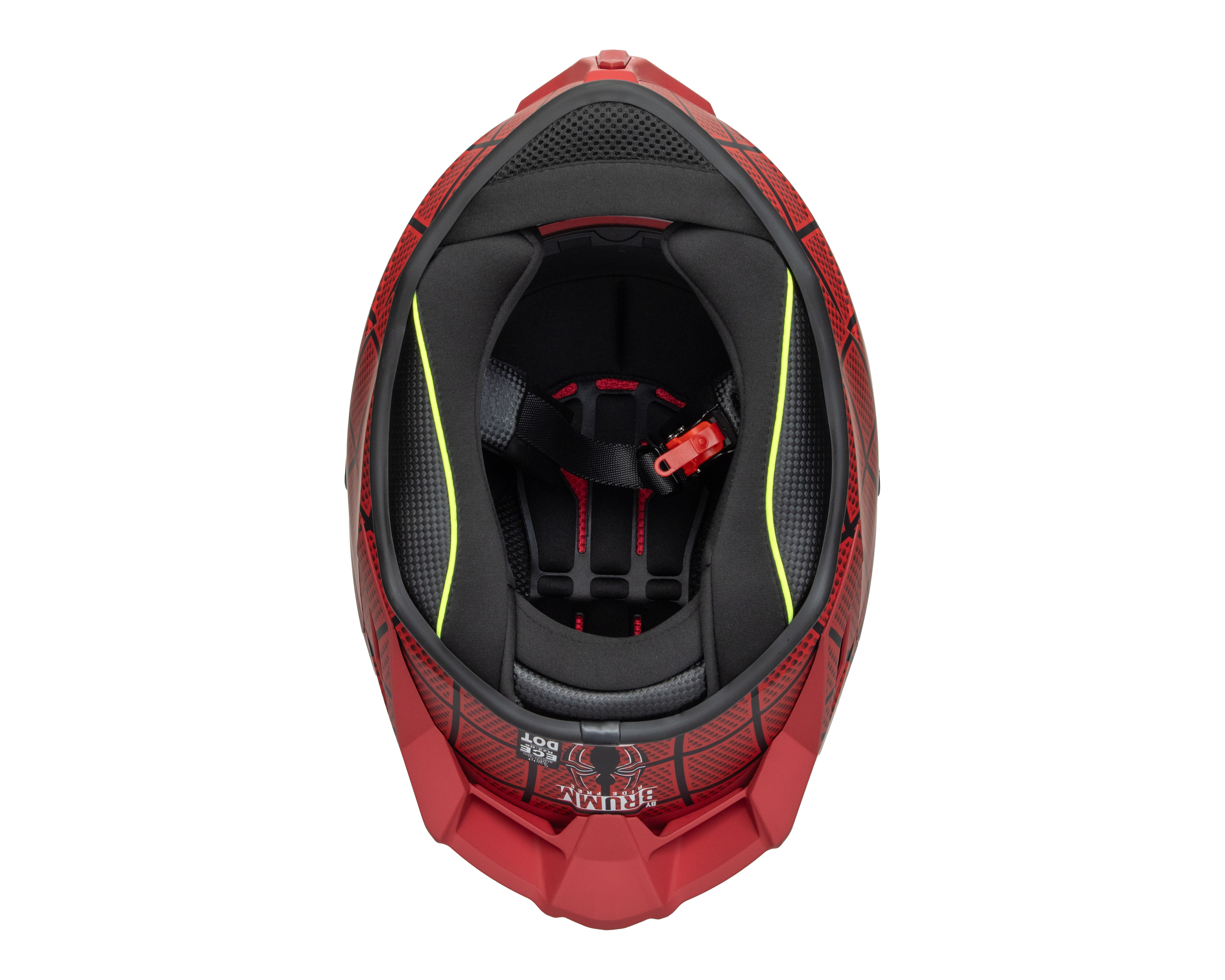 Foto 7 pulgar | Foto 6 | Casco para Motociclista Brumm Extragrande Rojo Spider-Man