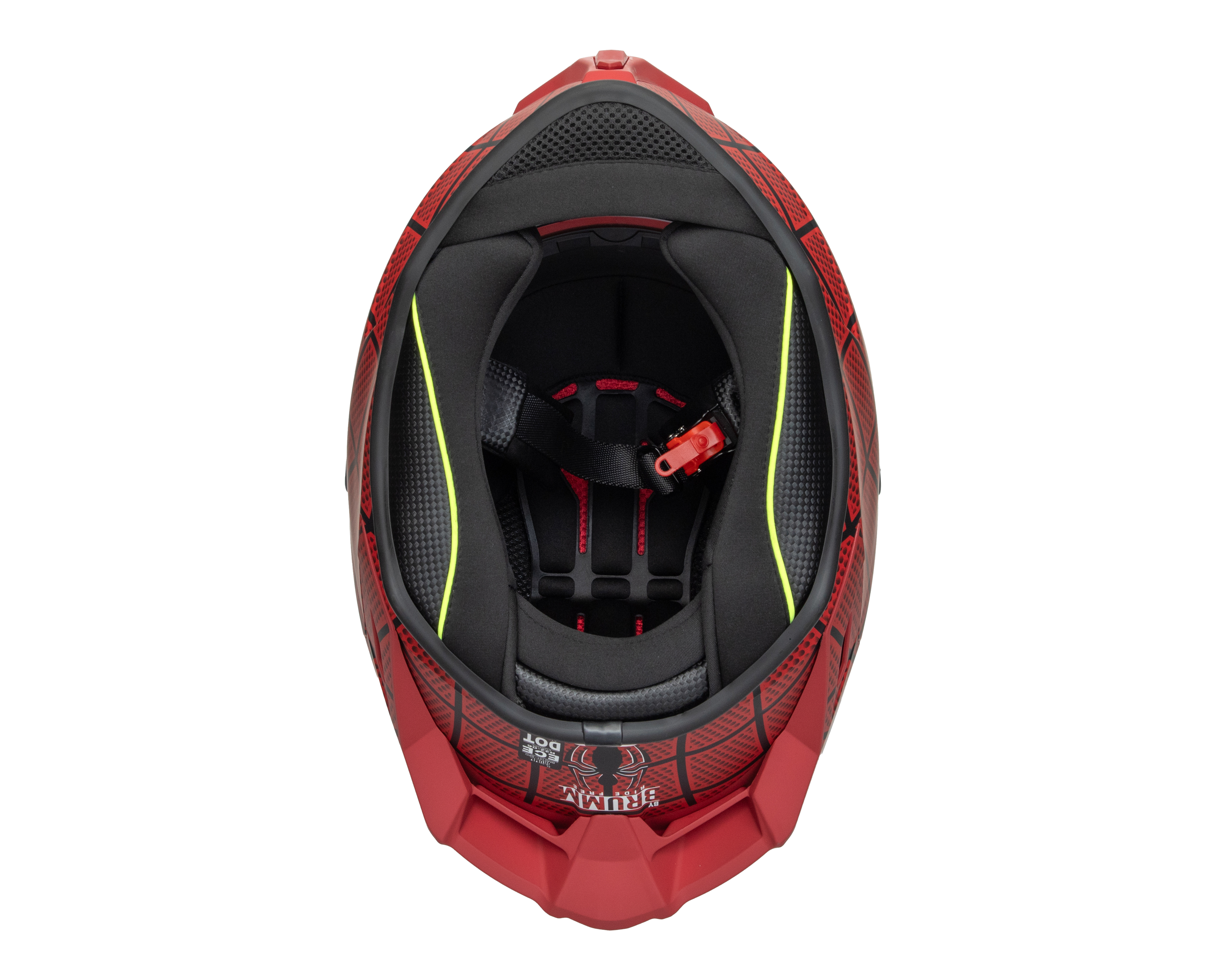 Foto 6 | Foto 6 | Casco para Motociclista Brumm Grande Rojo Spider-Man