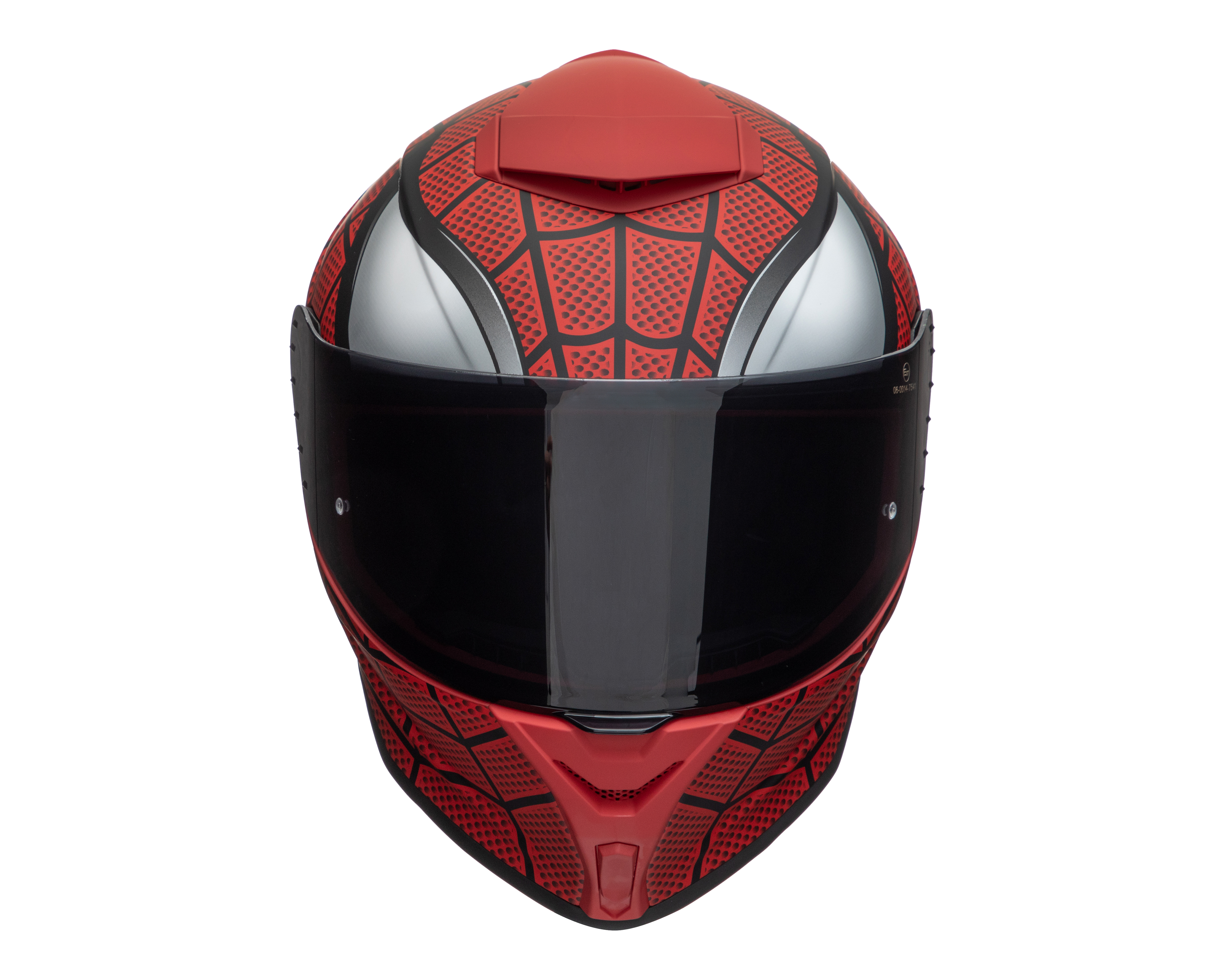 Foto 6 pulgar | Foto 5 | Casco para Motociclista Brumm Mediano Rojo Spider-Man