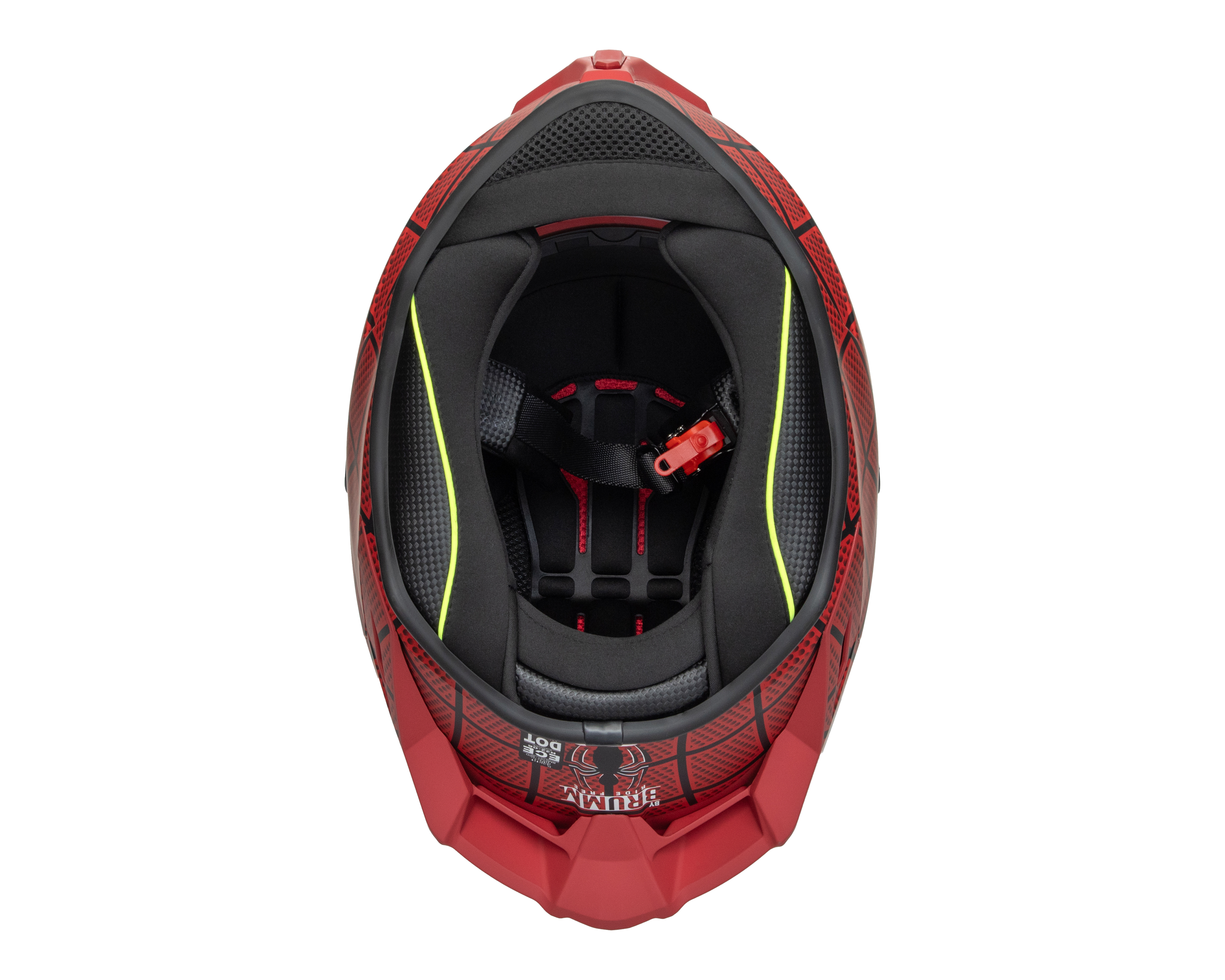 Foto 7 pulgar | Foto 6 | Casco para Motociclista Brumm Mediano Rojo Spider-Man