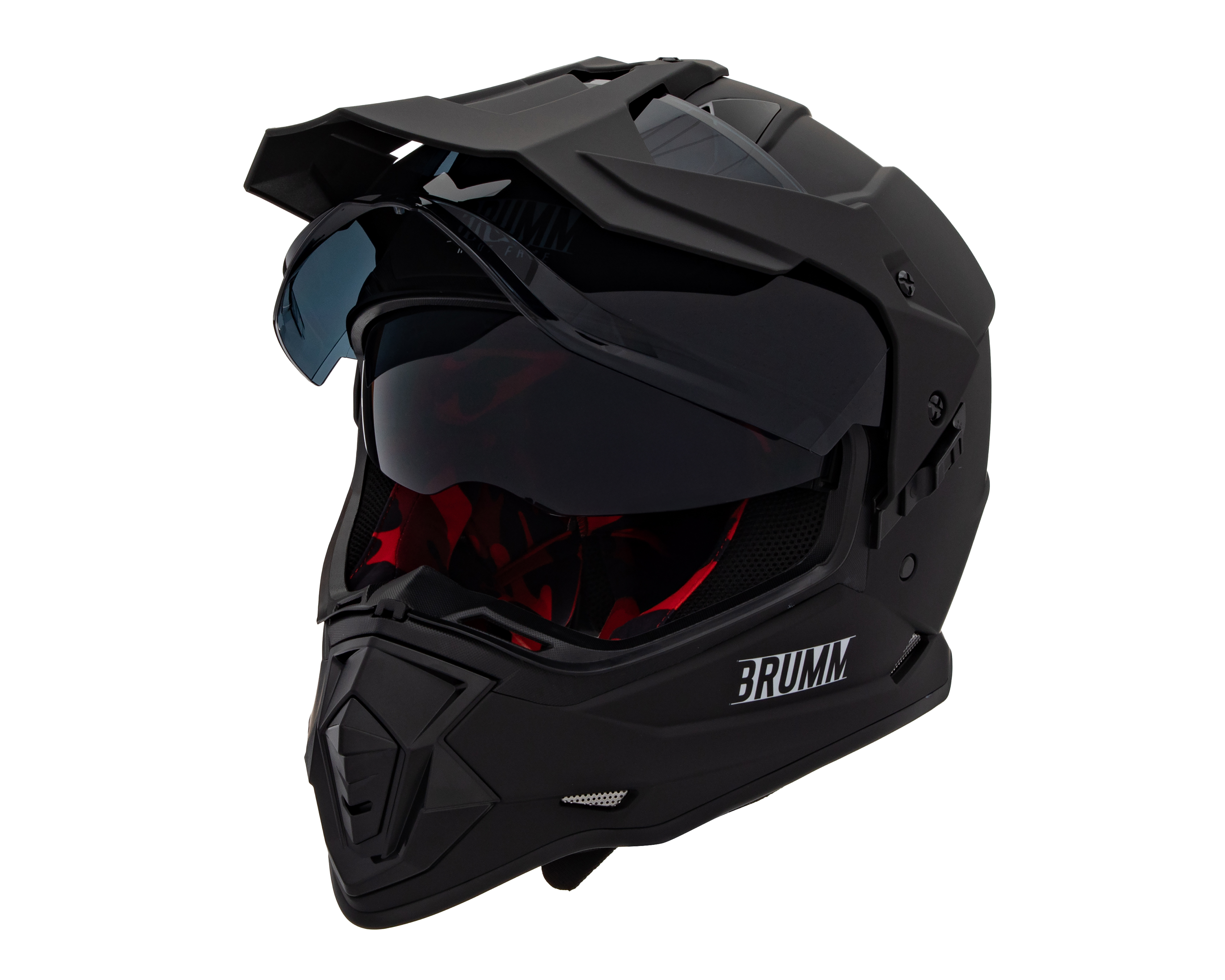 Casco para Motociclista Brumm Extra Grande Negro Certificado