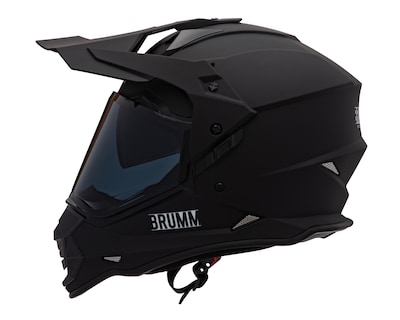 Foto 3 | Foto 3 | Casco para Motociclista Brumm Extra Grande Negro Certificado