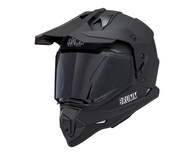 Casco para Motociclista Brumm Grande Negro Doble Propósito