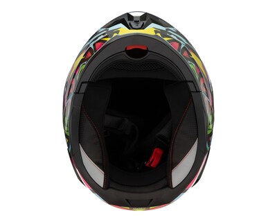 Foto 6 | Foto 6 | Casco para Motociclista Brumm Extragrande Multicolor Doble Visor
