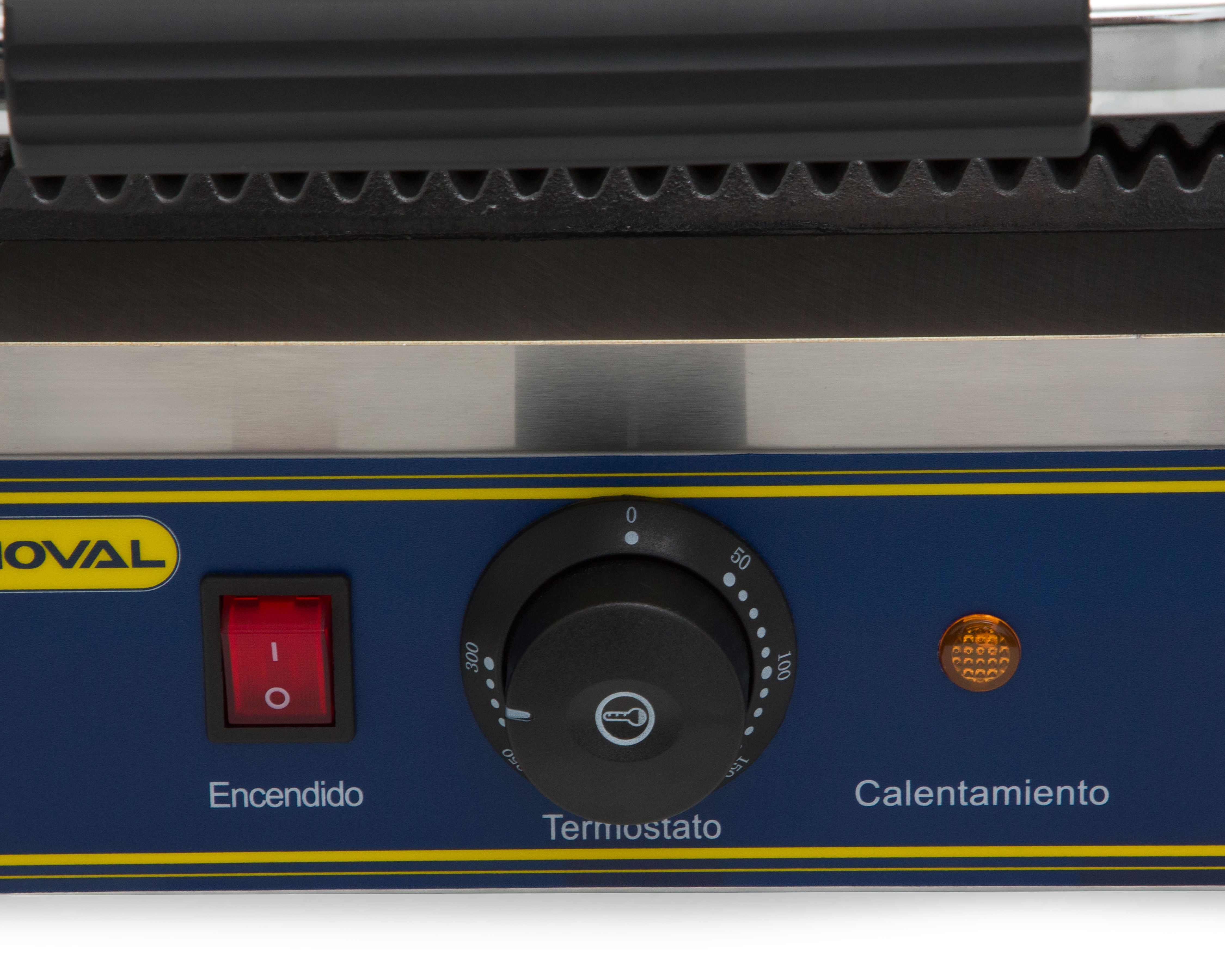 Foto 4 | Foto 4 | Parrilla de Contacto Grill Noval PLG-300 de Acero Inoxidable
