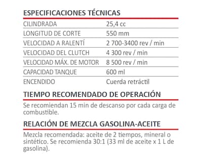 Foto 9 | Foto 9 | Cortasetos de Gasolina AKSI 25.4 cc