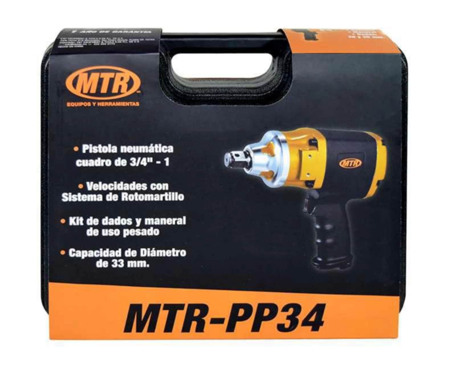 Foto 5 pulgar | Foto 4 | Pistola Neumática MTR 3/4 KIT