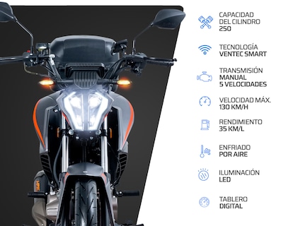 Foto 5 | Foto 5 | Motocicleta Vento Onyx 250 cc 2026