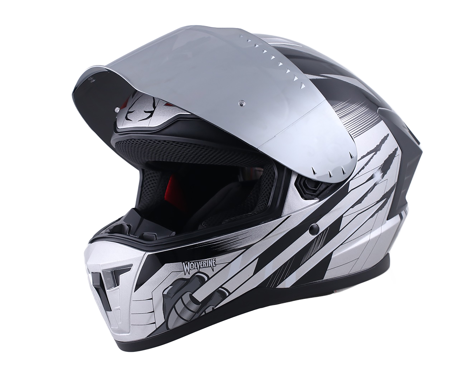 Foto 3 pulgar | Foto 2 | Casco para Motociclista Brumm Mediano Gris