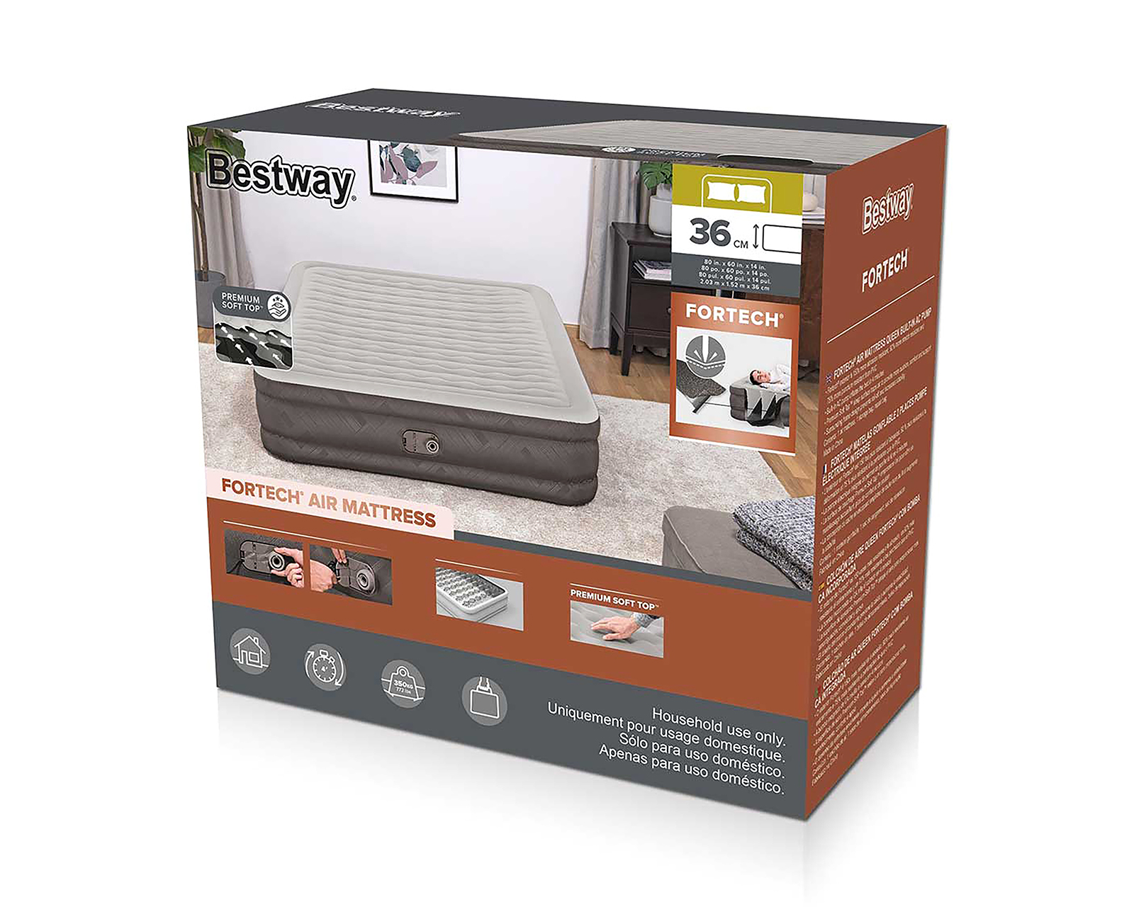 Foto 5 | Foto 5 | Colchón Inflable Queen Size Bestway