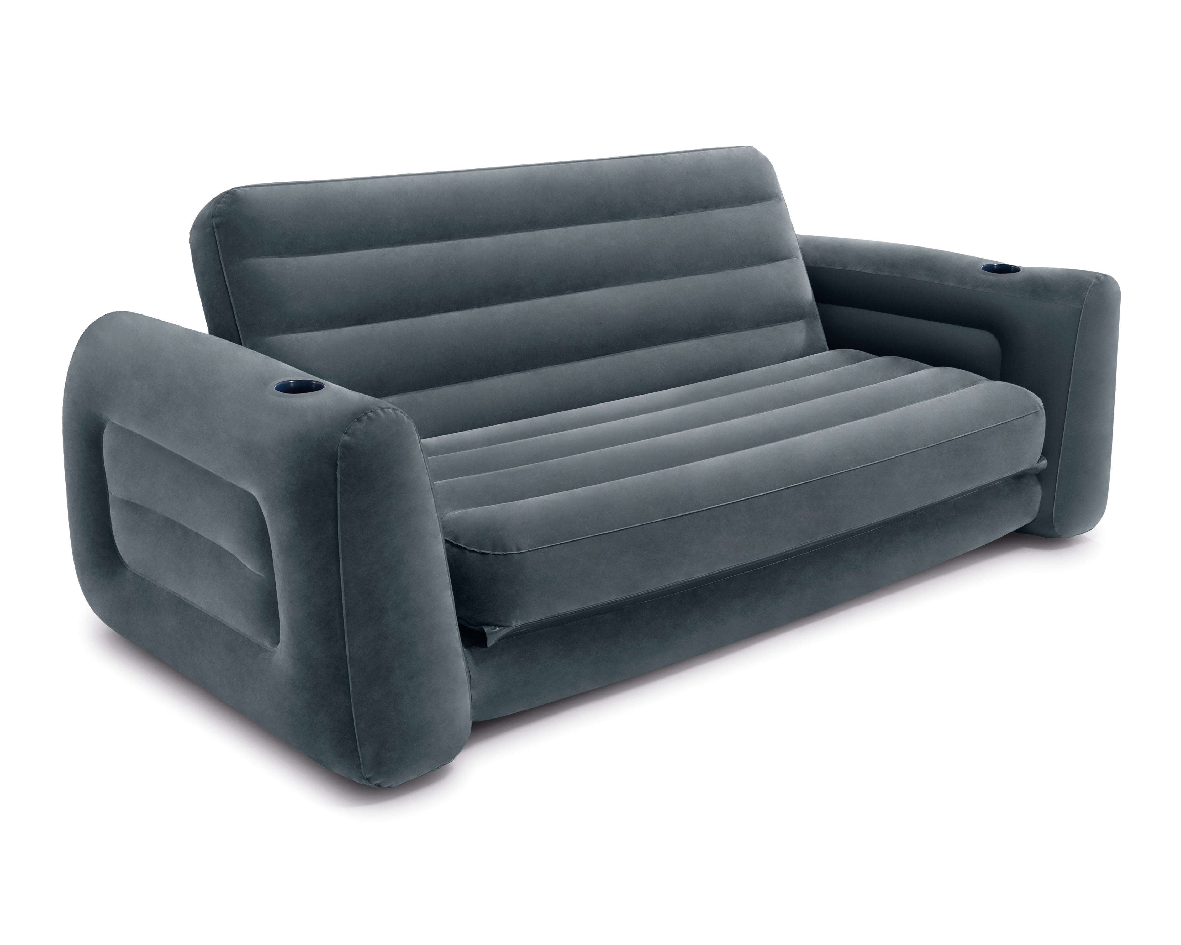 Foto 3 pulgar | Foto 2 | Sofá Cama Inflable Intex con Portavasos